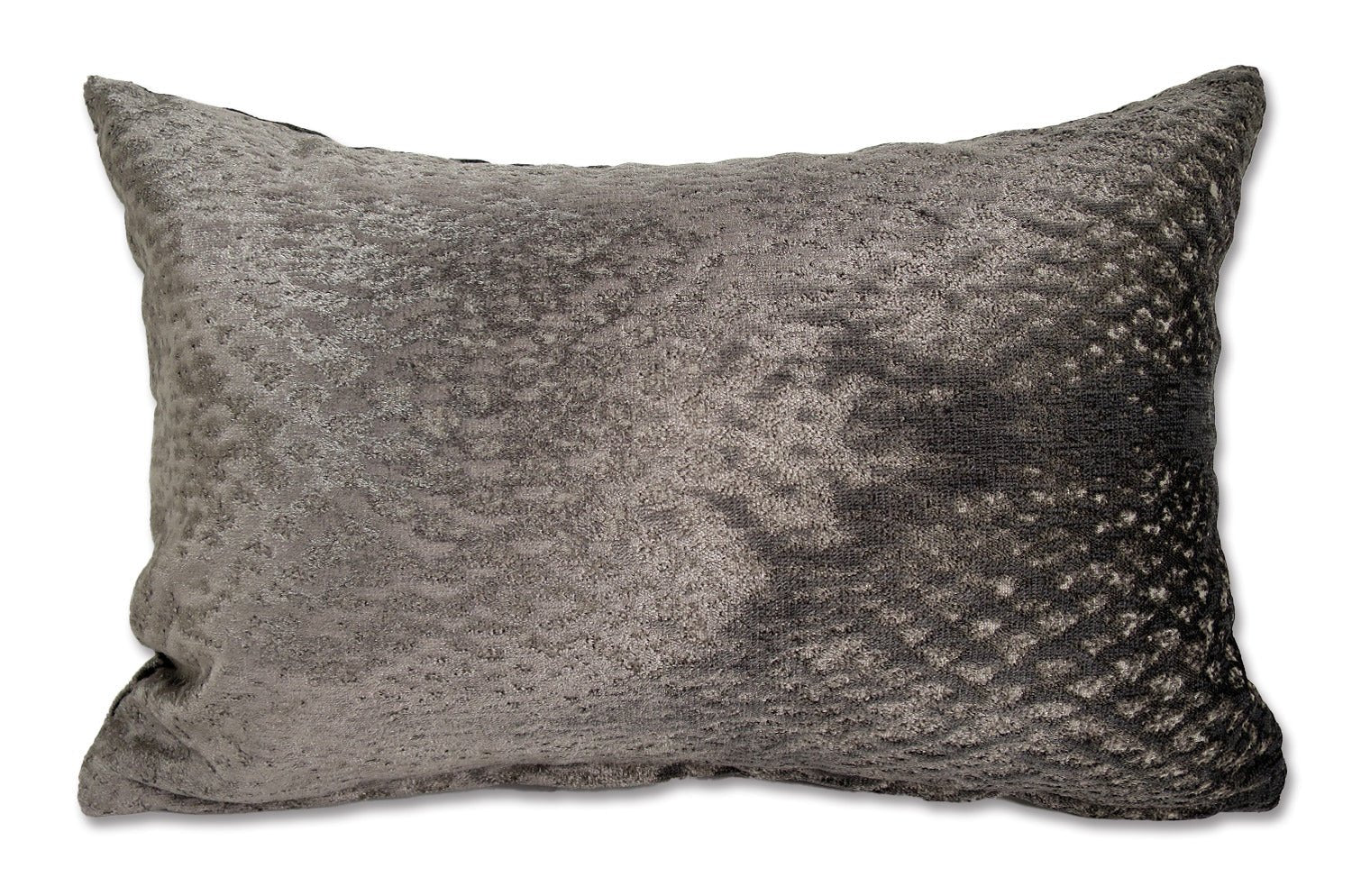 The Gilda ジルダ ベルベット クッション (チャコール) 45×30cm 中材付 - HOUSE OF JAPAN Shop