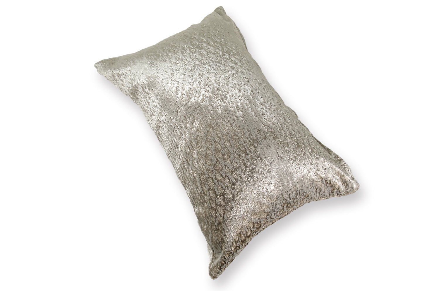 The Gilda ジルダ ベルベット クッション (シルバーベージュ) 45×30cm 中材付 - HOUSE OF JAPAN Shop