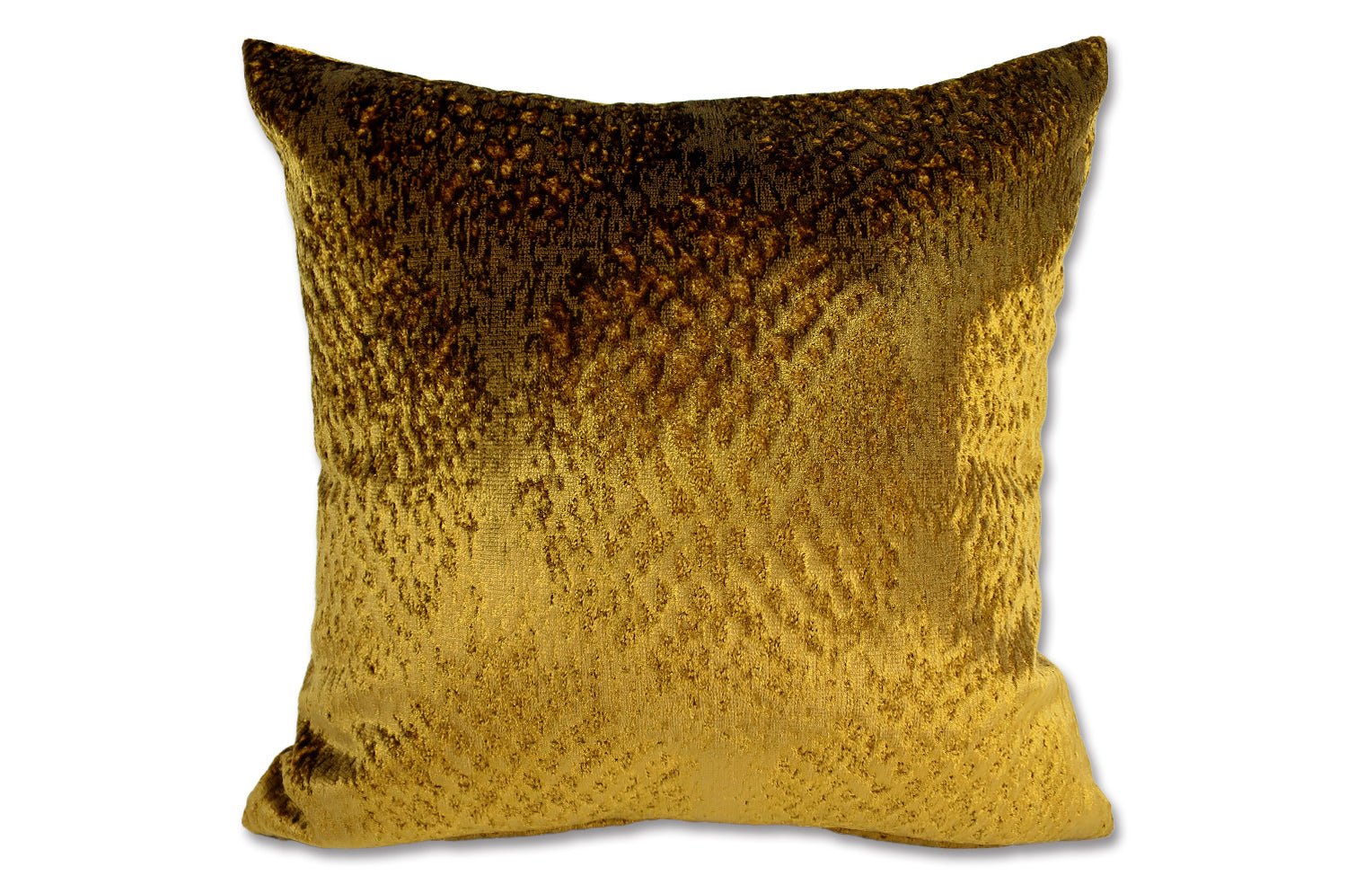 The Gilda ジルダ ベルベット クッションカバー (ゴールドブラウン) 45×45cm - HOUSE OF JAPAN Shop