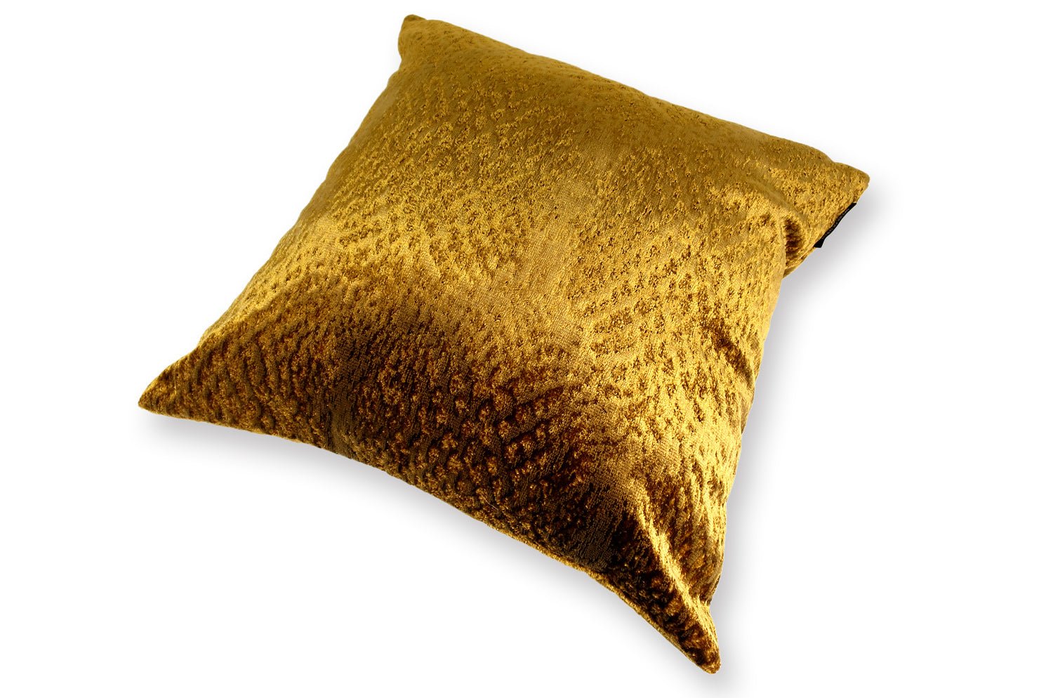 The Gilda ジルダ ベルベット クッションカバー (ゴールドブラウン) 45×45cm - HOUSE OF JAPAN Shop