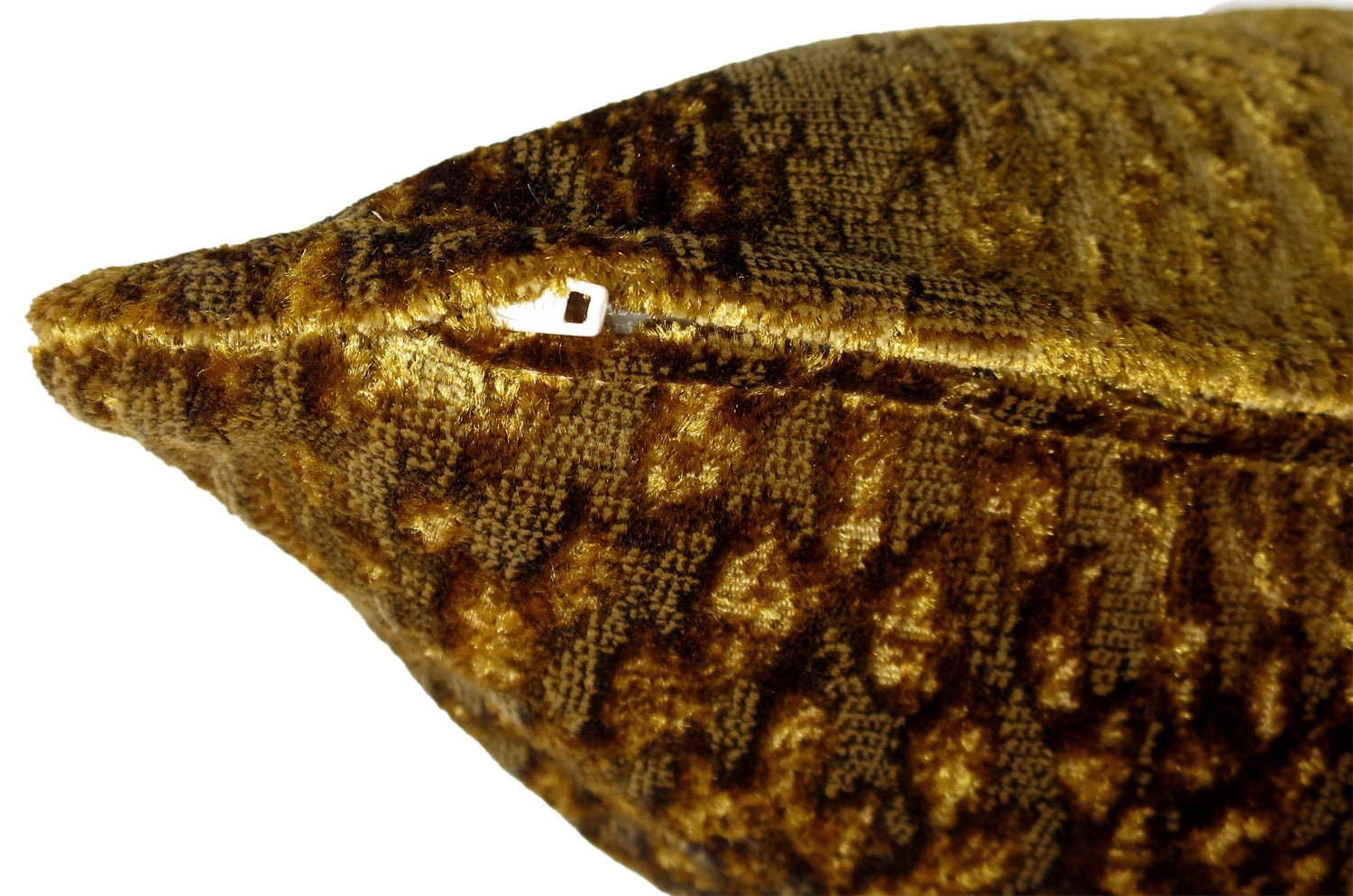 The Gilda ジルダ ベルベット クッションカバー (ゴールドブラウン) 45×45cm - HOUSE OF JAPAN Shop