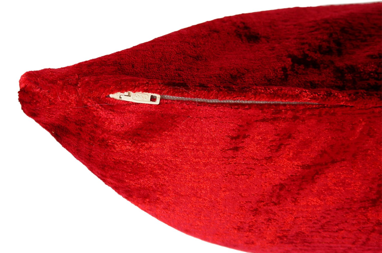 The Gloria グロリア ベルベット クッション (ポピーレッド) 45×30cm 中材付 - HOUSE OF JAPAN Shop