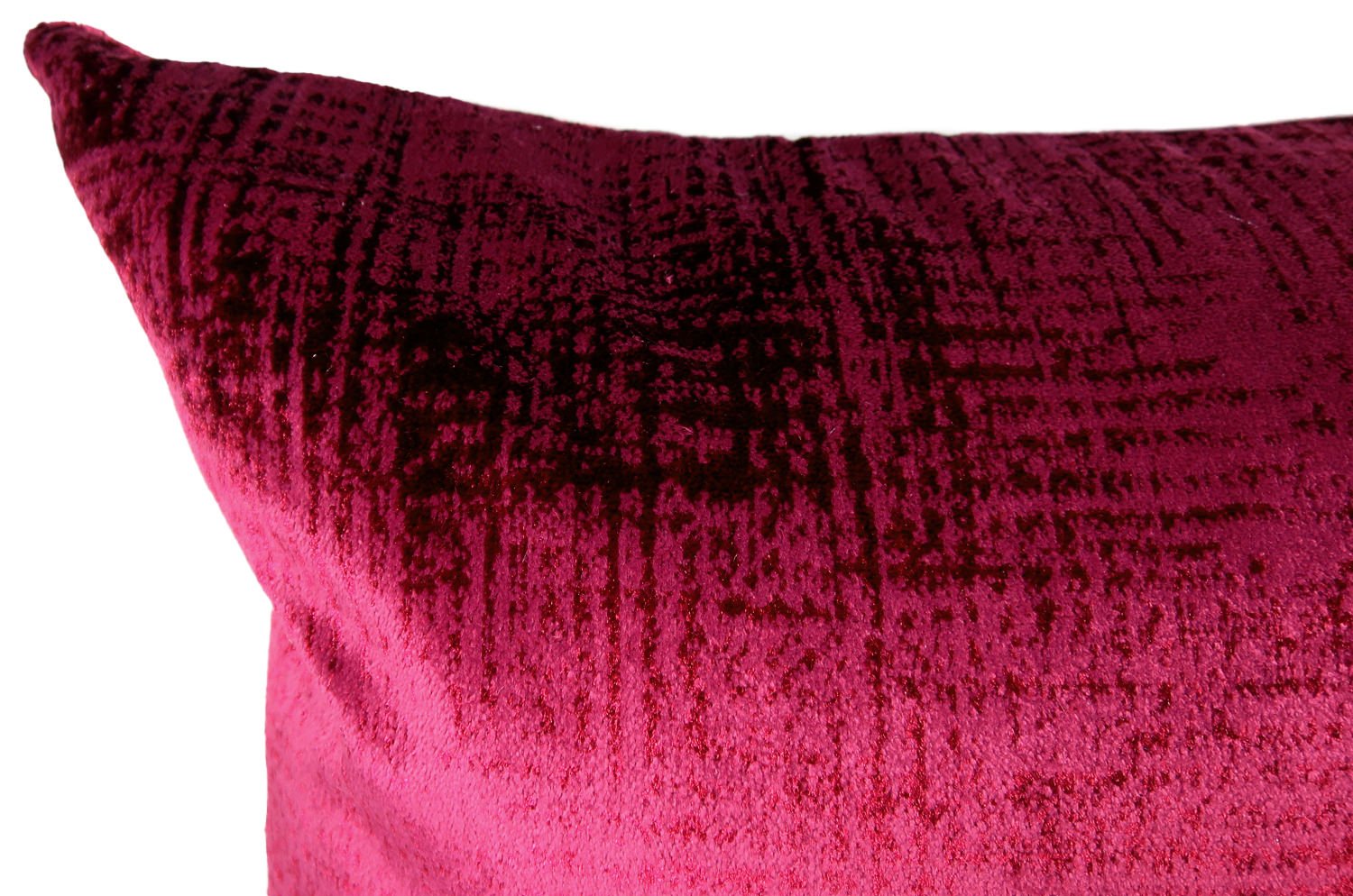 The Gloria グロリア ベルベット クッション (ワイン) 45×30cm 中材付 - HOUSE OF JAPAN Shop