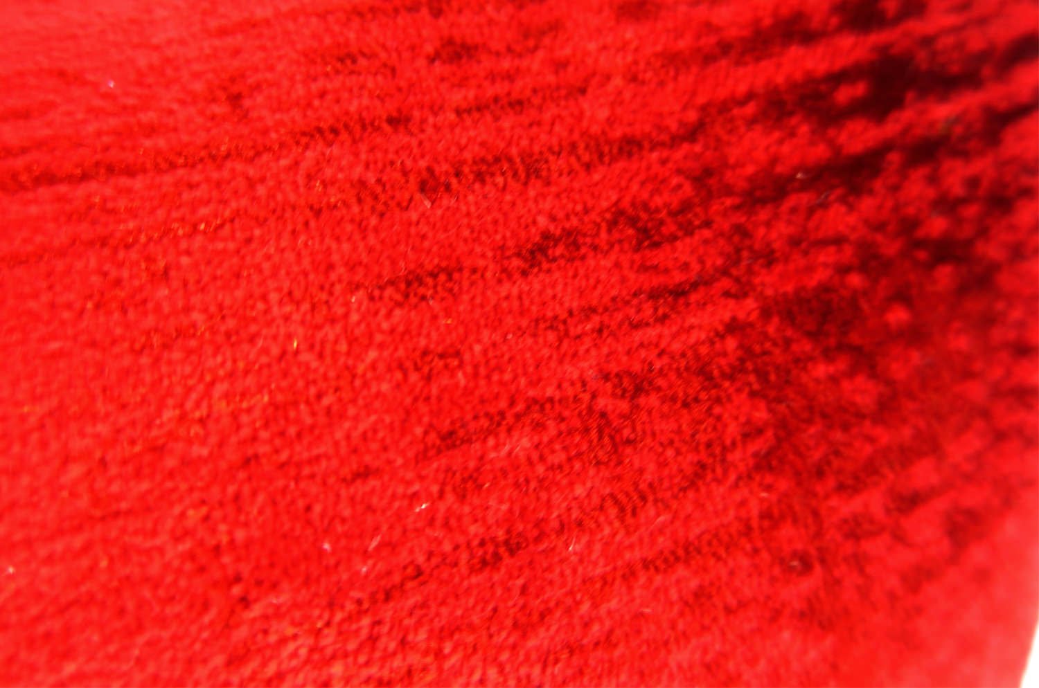 The Gloria グロリア ベルベット クッション (ポピーレッド) 45×30cm 中材付 - HOUSE OF JAPAN Shop