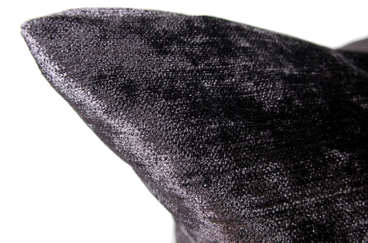 The Gloss グロスベロアクッションカバー (チャコールブラック) 45×45cm - HOUSE OF JAPAN Shop