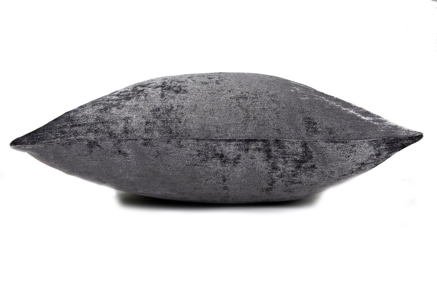 The Gloss グロスベロアクッションカバー (グレー) 45×45cm - HOUSE OF JAPAN Shop