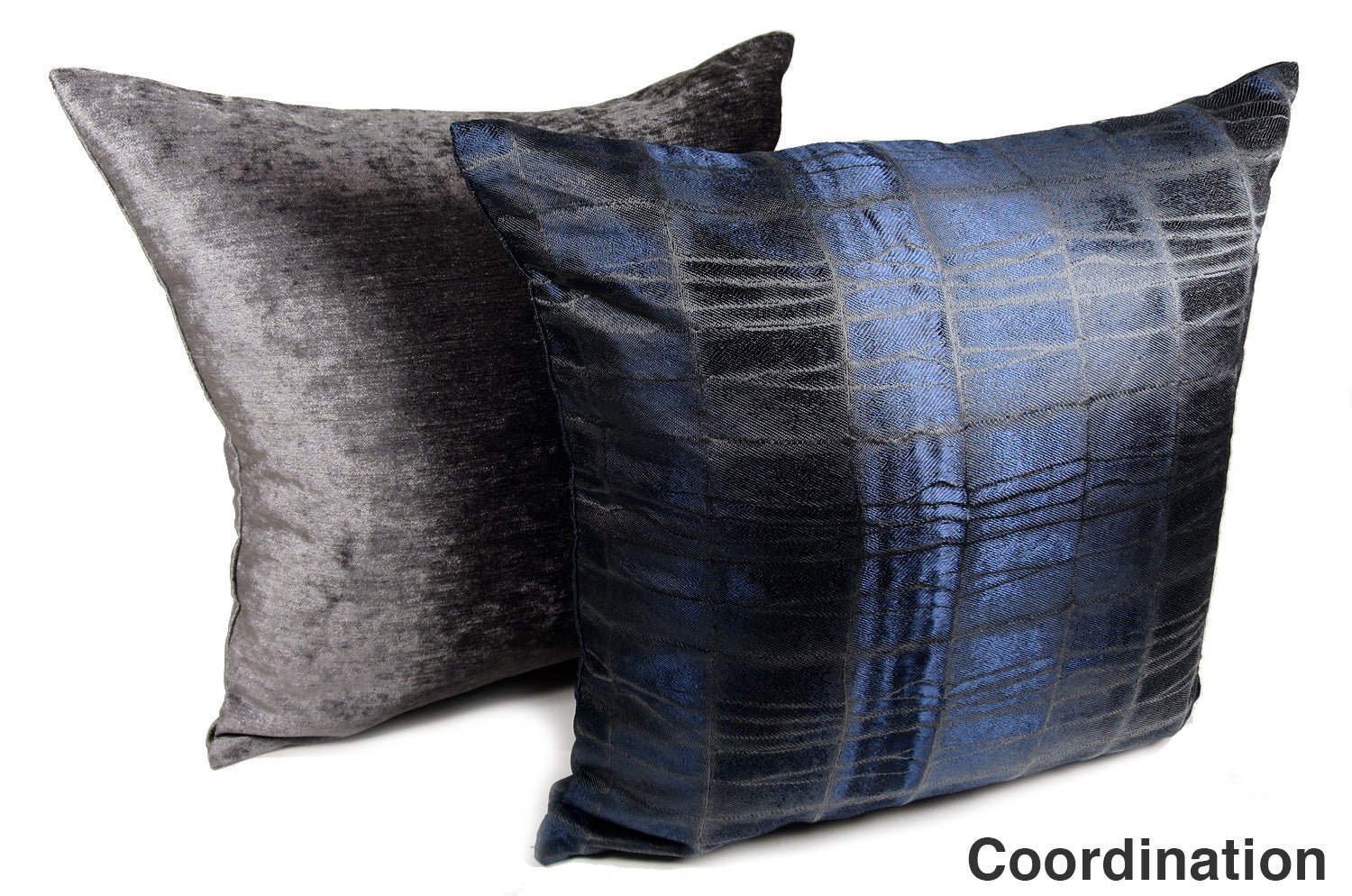The Gloss グロスベロアクッションカバー (グレー) 45×45cm - HOUSE OF JAPAN Shop