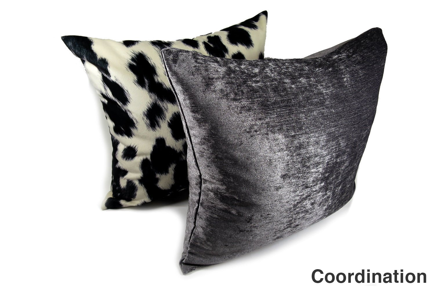 The Gloss グロスベロアクッションカバー (グレー) 45×45cm - HOUSE OF JAPAN Shop