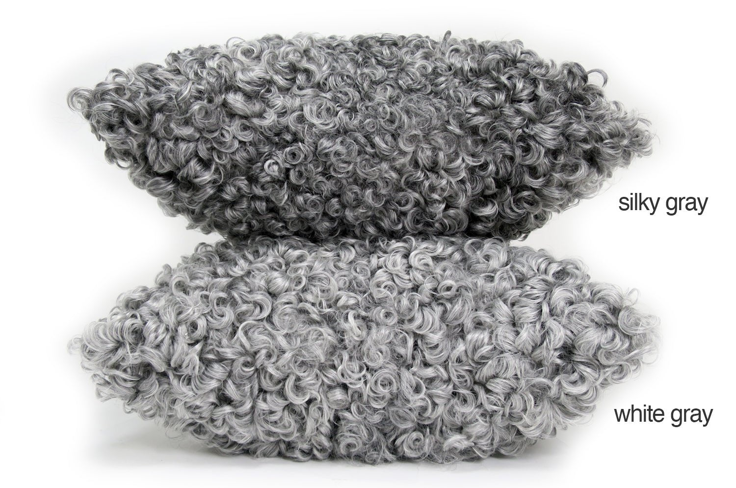 The Gotland Sheep ゴットランドシープクッションカバー (シルキーグレー) 40×40cm - HOUSE OF JAPAN Shop