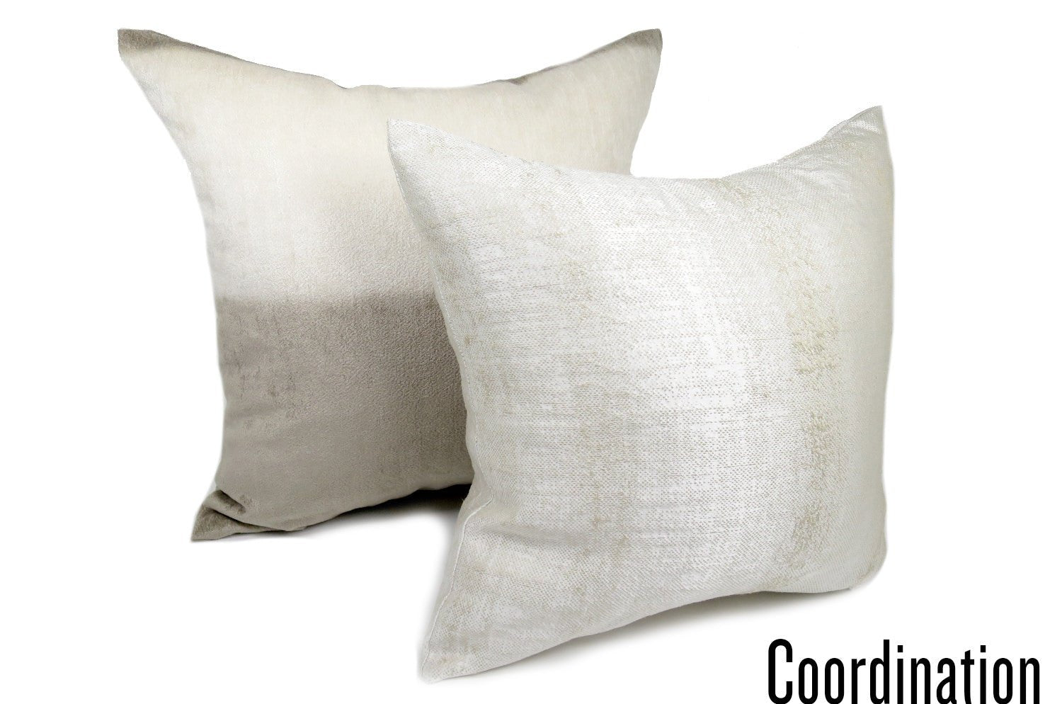 The Gradation グレージュグラデーションクッションカバー 50×50cm - HOUSE OF JAPAN Shop