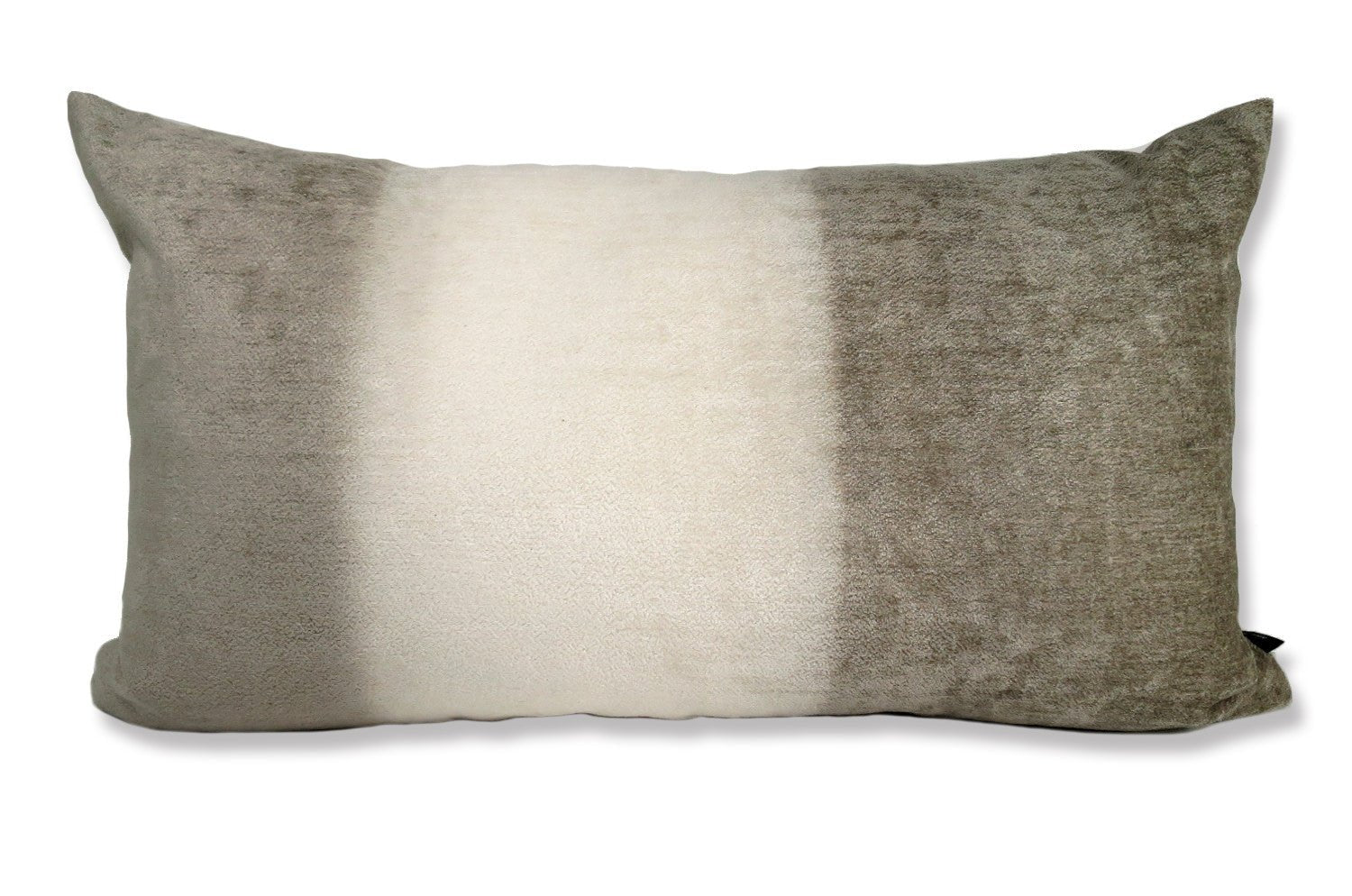 The Gradation グレージュグラデーションクッション 66×38cm 中材付 - HOUSE OF JAPAN Shop