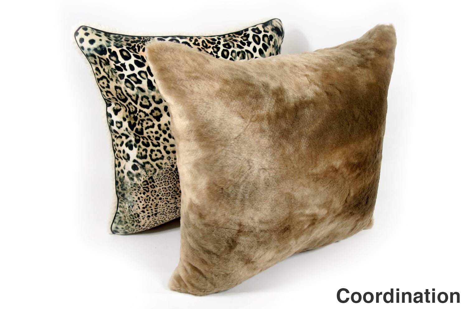 The Gradation 至極の手触りエコファー Bronze グラデーション クッションカバー 43×43cm - HOUSE OF JAPAN Shop