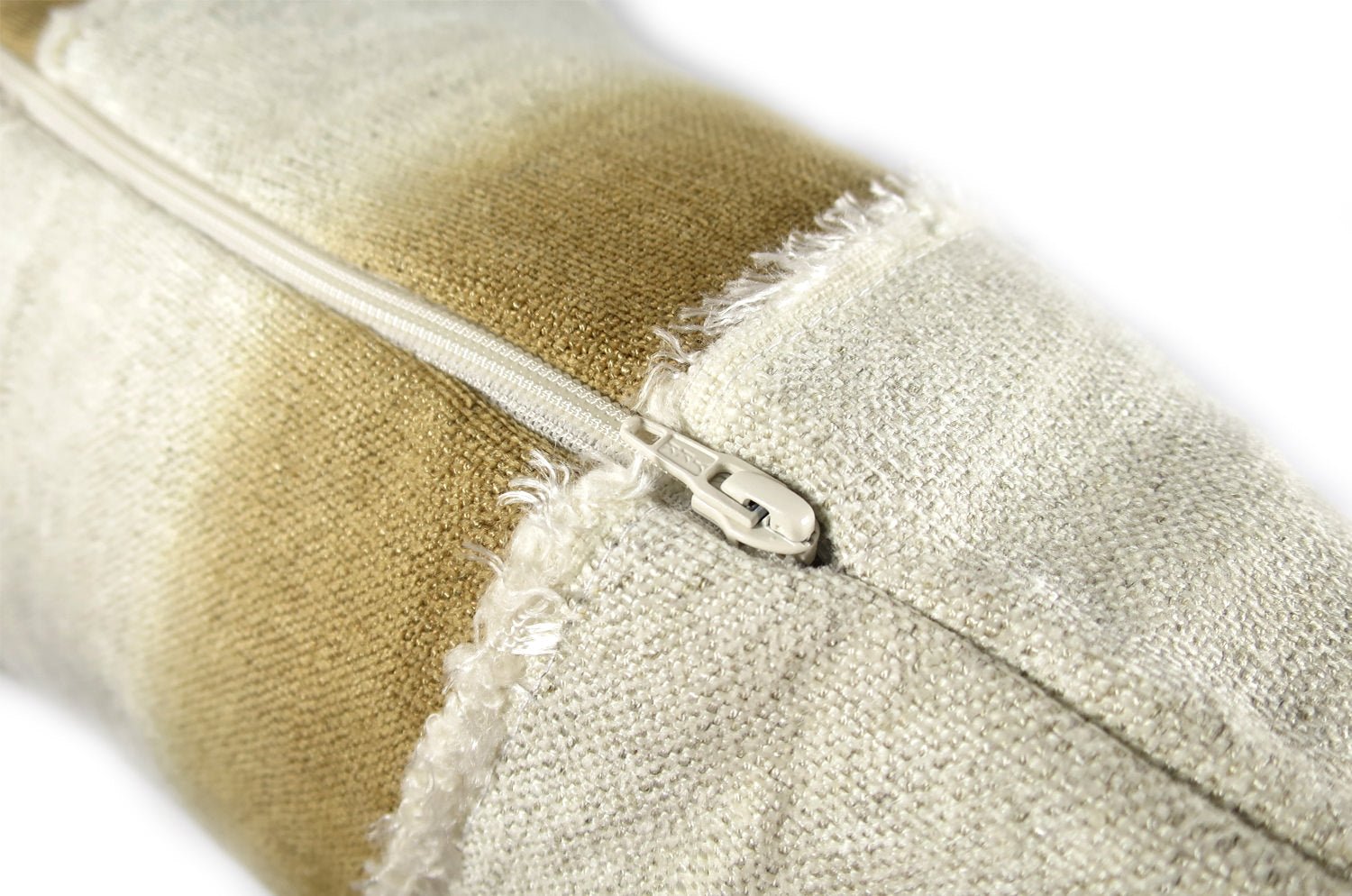 The Gradation Stripe グラデーションストライプ クッションカバー ブラウンベージュ 60×40cm 中材付 - HOUSE OF JAPAN Shop