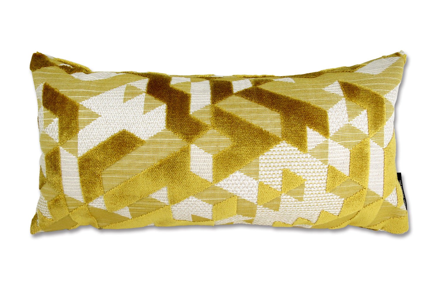 The GRAPHICS グラフィックス フレンチジャカード ベルベット クッション (ハニー) 50×25cm 中材付 - HOUSE OF JAPAN Shop