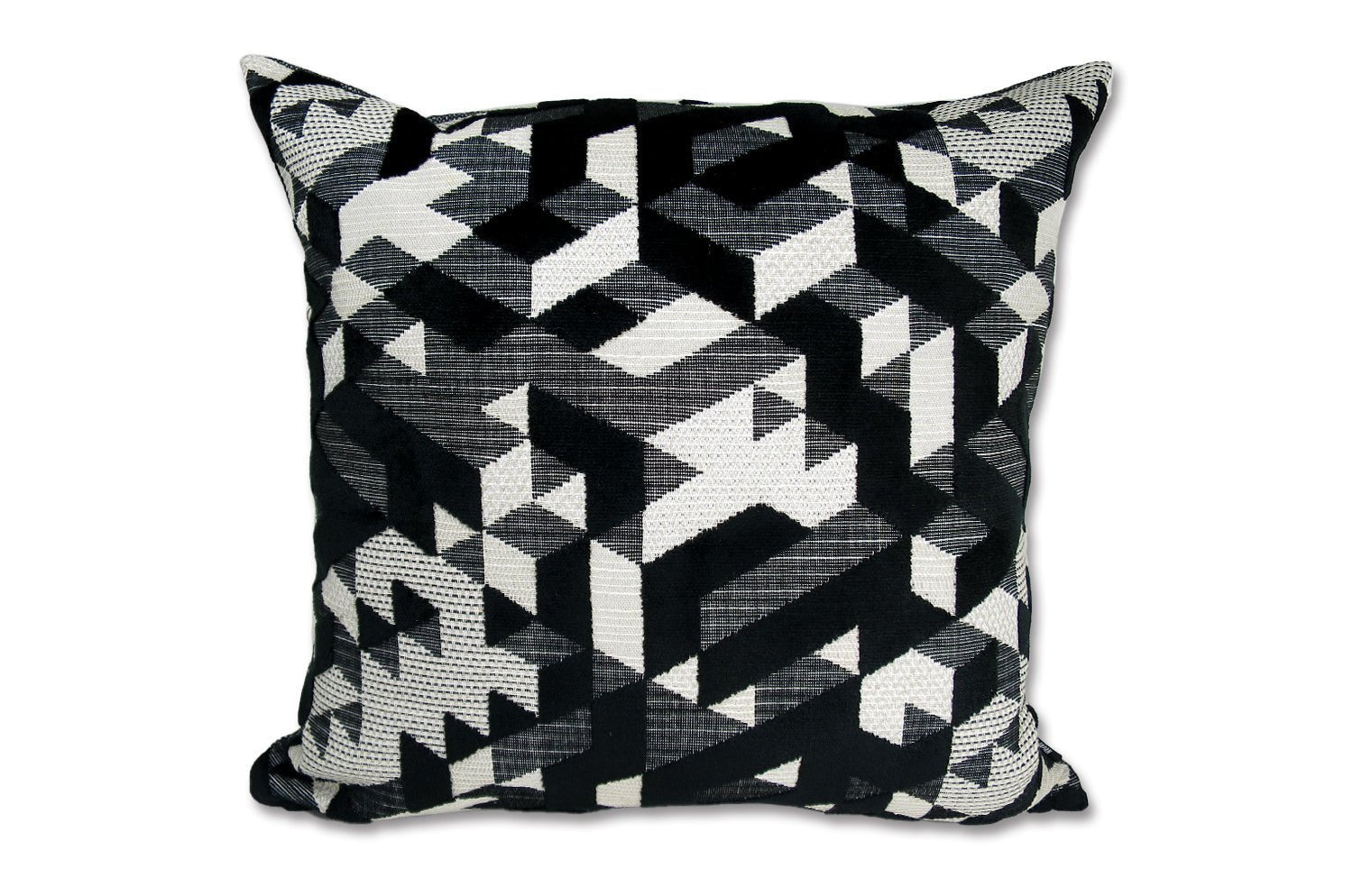 The GRAPHICS グラフィックス フレンチジャガードベルベット クッションカバー(ブラック) 50×50cm - HOUSE OF JAPAN Shop