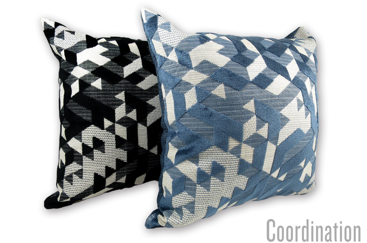 The GRAPHICS グラフィックス フレンチジャガードベルベット クッションカバー(ブラック) 50×50cm - HOUSE OF JAPAN Shop