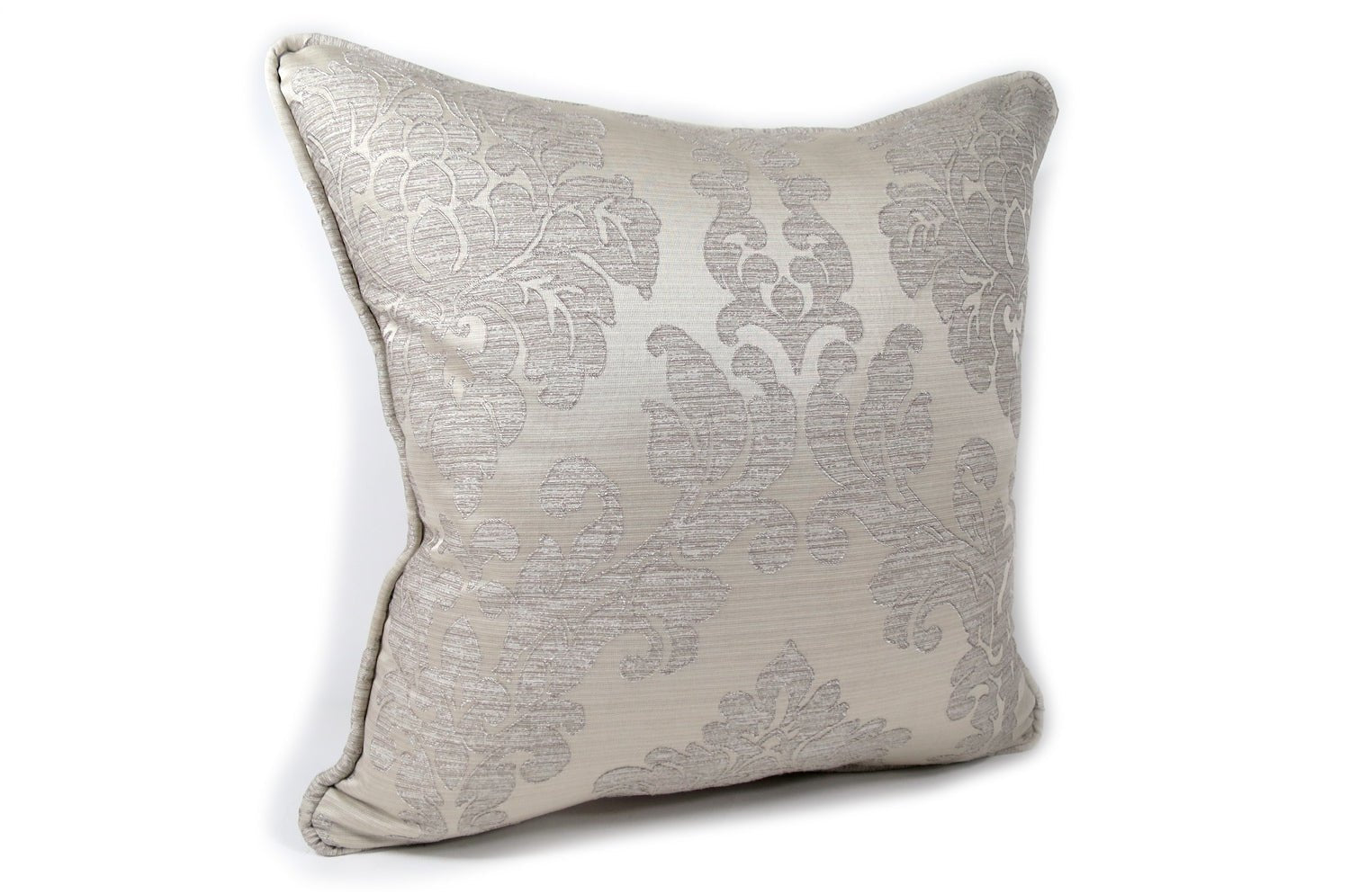 The Gray Damask ダマスク柄クッションカバー グレー 50×50cm - HOUSE OF JAPAN Shop