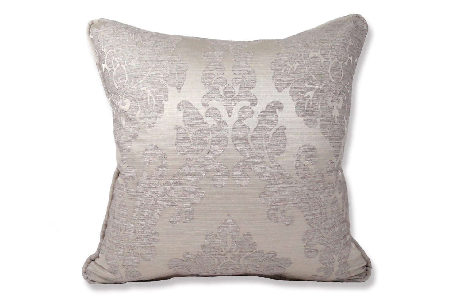The Gray Damask ダマスク柄クッションカバー グレー 50×50cm - HOUSE OF JAPAN Shop