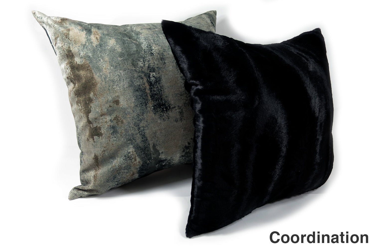 The Gray Fluid スペイン製 両面起毛スエード調クッションカバー グレー 50×50cm - HOUSE OF JAPAN Shop