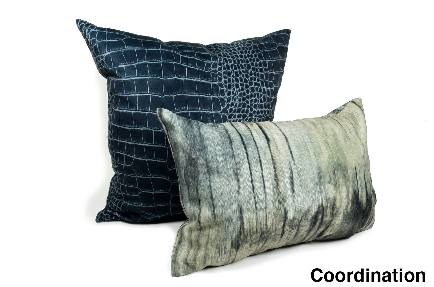 The Gray Wood 両面起毛スエード調クッション グレーウッド 45×30cm 中材付 - HOUSE OF JAPAN Shop