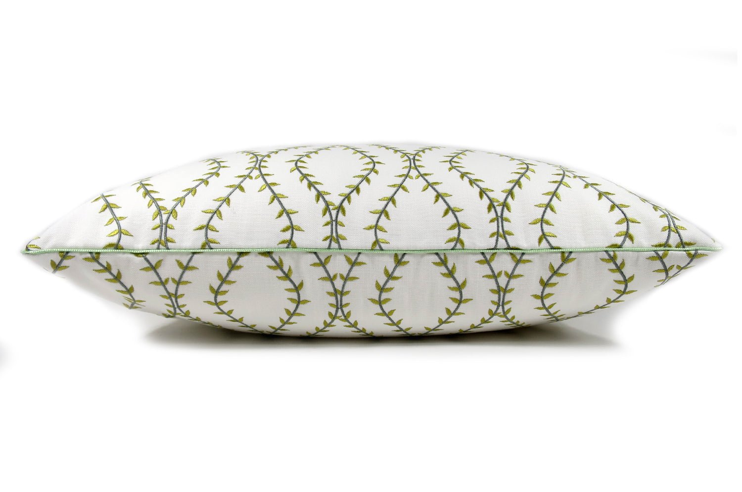 The Green Leaf ナチュラルグリーンリーフ 大きめクッション 60×38cm 中材付 - HOUSE OF JAPAN Shop