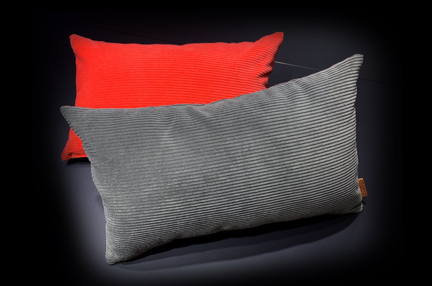 The Guild Corda デザイナーズギルド コーデュロイ クッション ピューター(暗灰色)50×30cm 中材付 - HOUSE OF JAPAN Shop