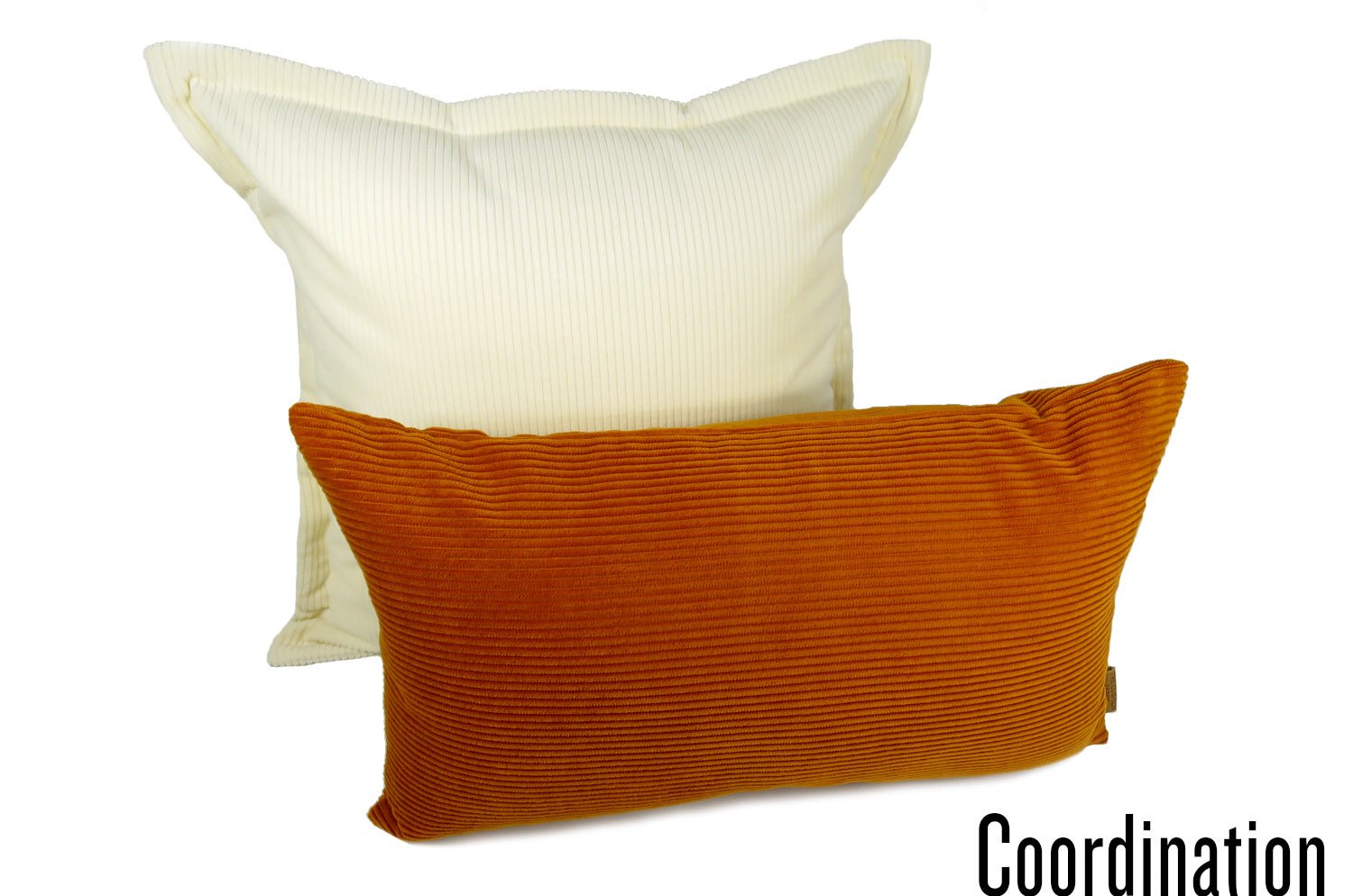 The Guild Corda デザイナーズギルド コーデュロイクッション シエナ(茶色) 50×30cm 中材付 - HOUSE OF JAPAN Shop