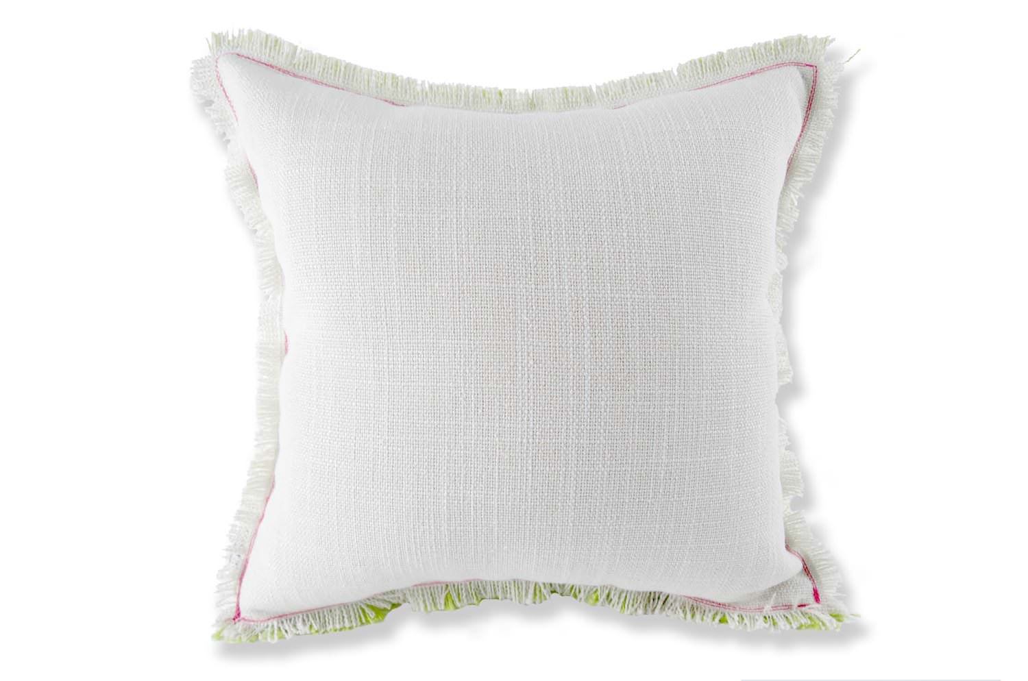 The H 「イニシャルH」メッセージクッション ライトグリーン 35×35cm - HOUSE OF JAPAN Shop