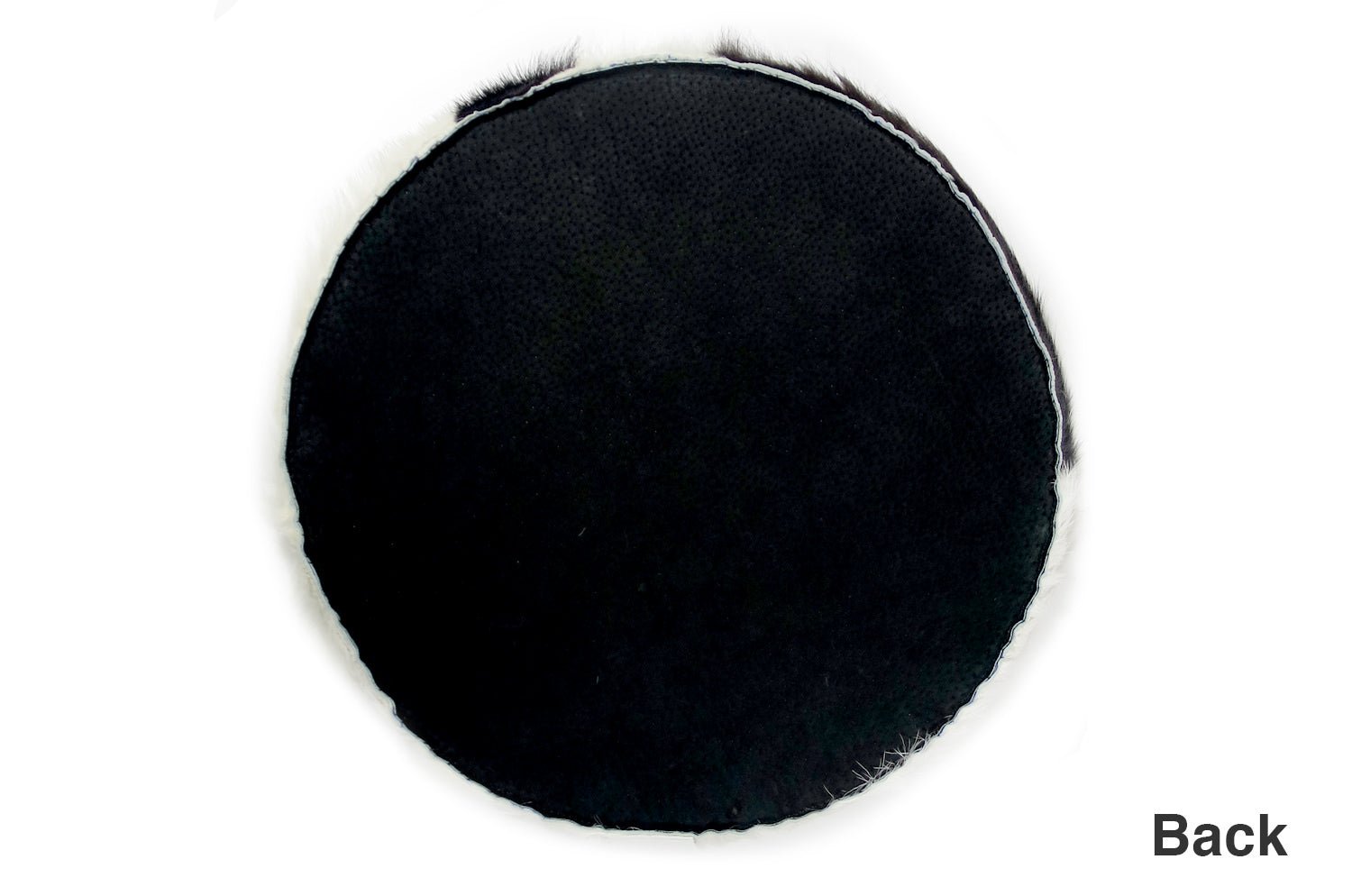 The Hair on Cow Hide Round Sheet ハラコ ラウンドシートクッション No.08 Φ35cm - HOUSE OF JAPAN Shop