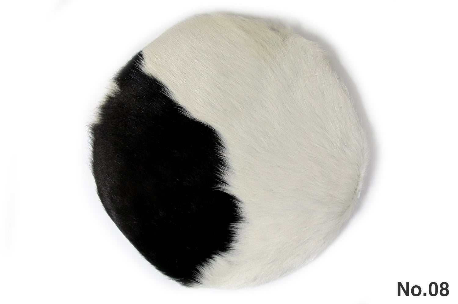 The Hair on Cow Hide Round Sheet ハラコ ラウンドシートクッション No.08 Φ35cm - HOUSE OF JAPAN Shop