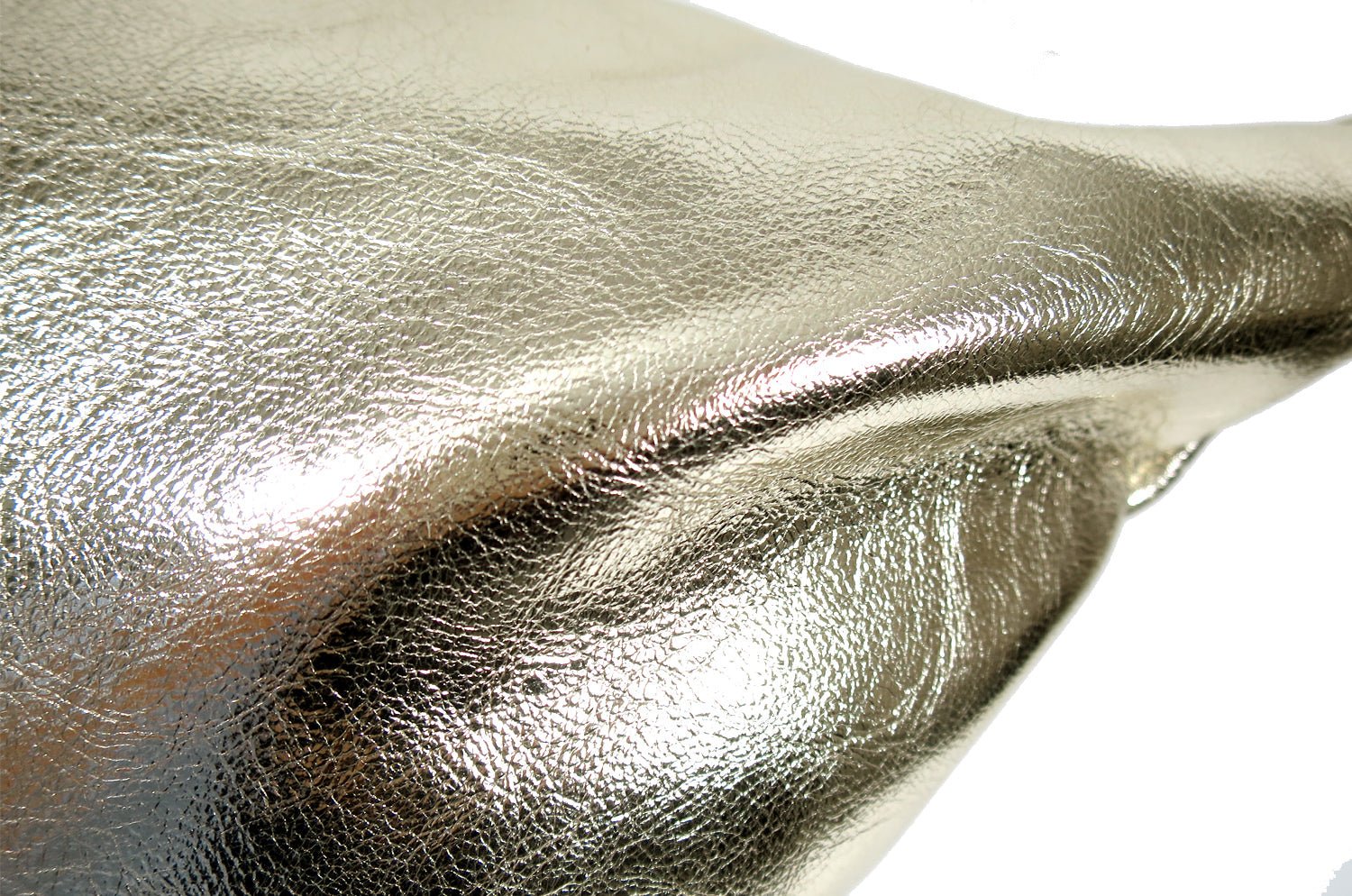 The HAKU ヤギ革クッション シャンパンゴールド箔×ラッカーニジップ 45×45cm 中材付 - HOUSE OF JAPAN Shop