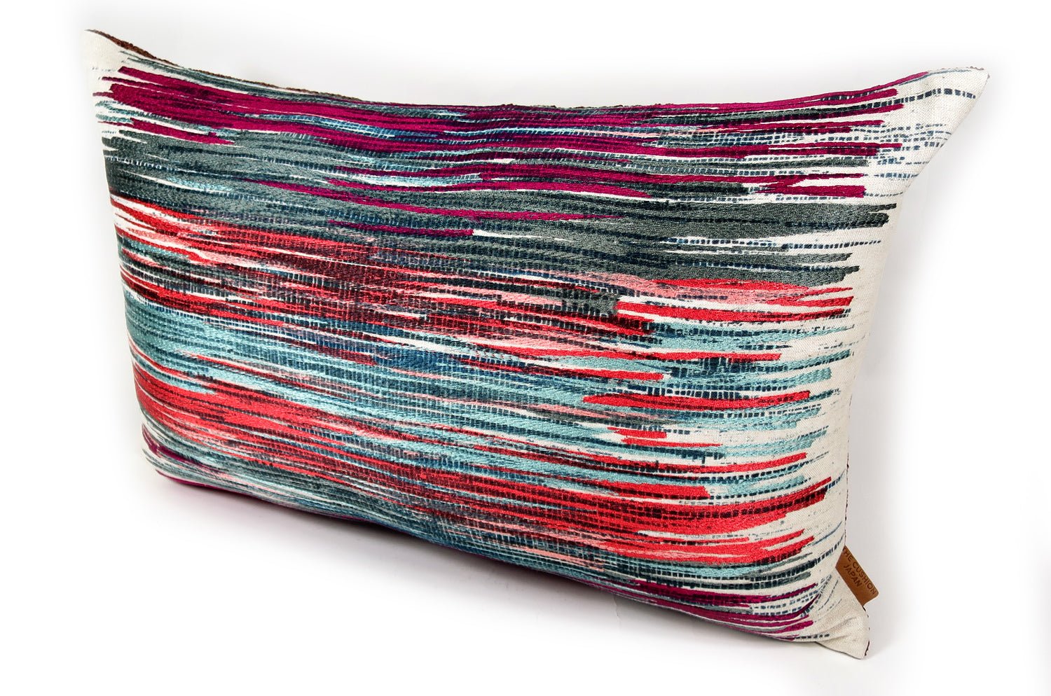 The Harlequin ハーレクイーン ライン クッション ピンクミックス 60×38cm 中材付 - HOUSE OF JAPAN Shop