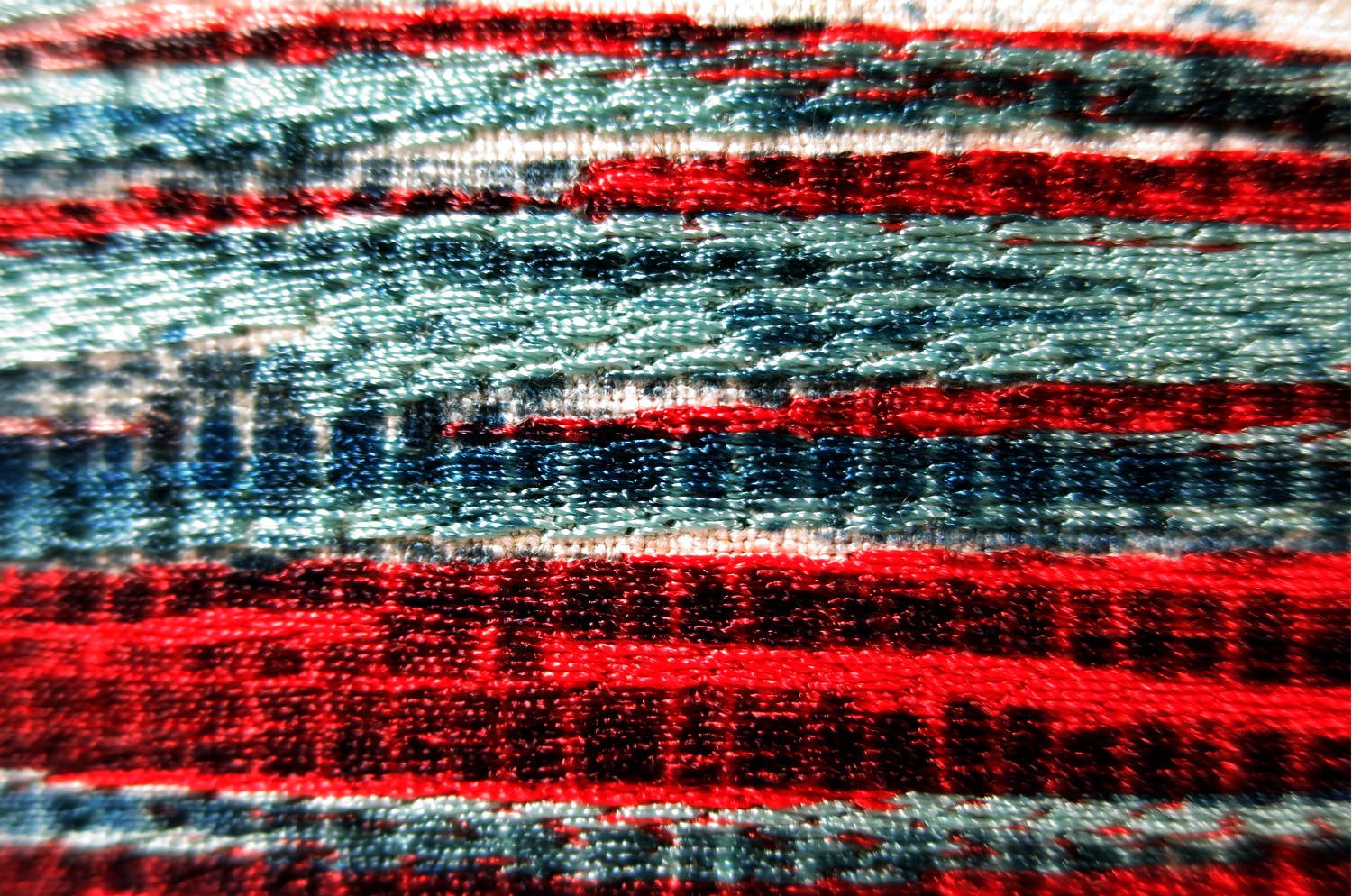 The Harlequin ハーレクイーン ライン クッション ピンクミックス 60×38cm 中材付 - HOUSE OF JAPAN Shop