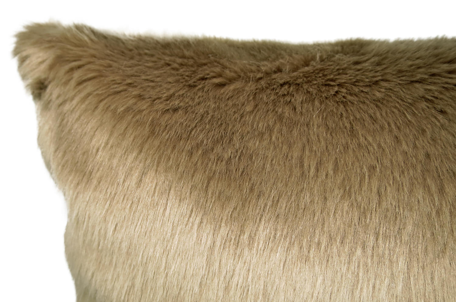 The Heat Luxury ヒートラグジュアリーファー クッションカバー (Camel) 45×45cm - HOUSE OF JAPAN Shop