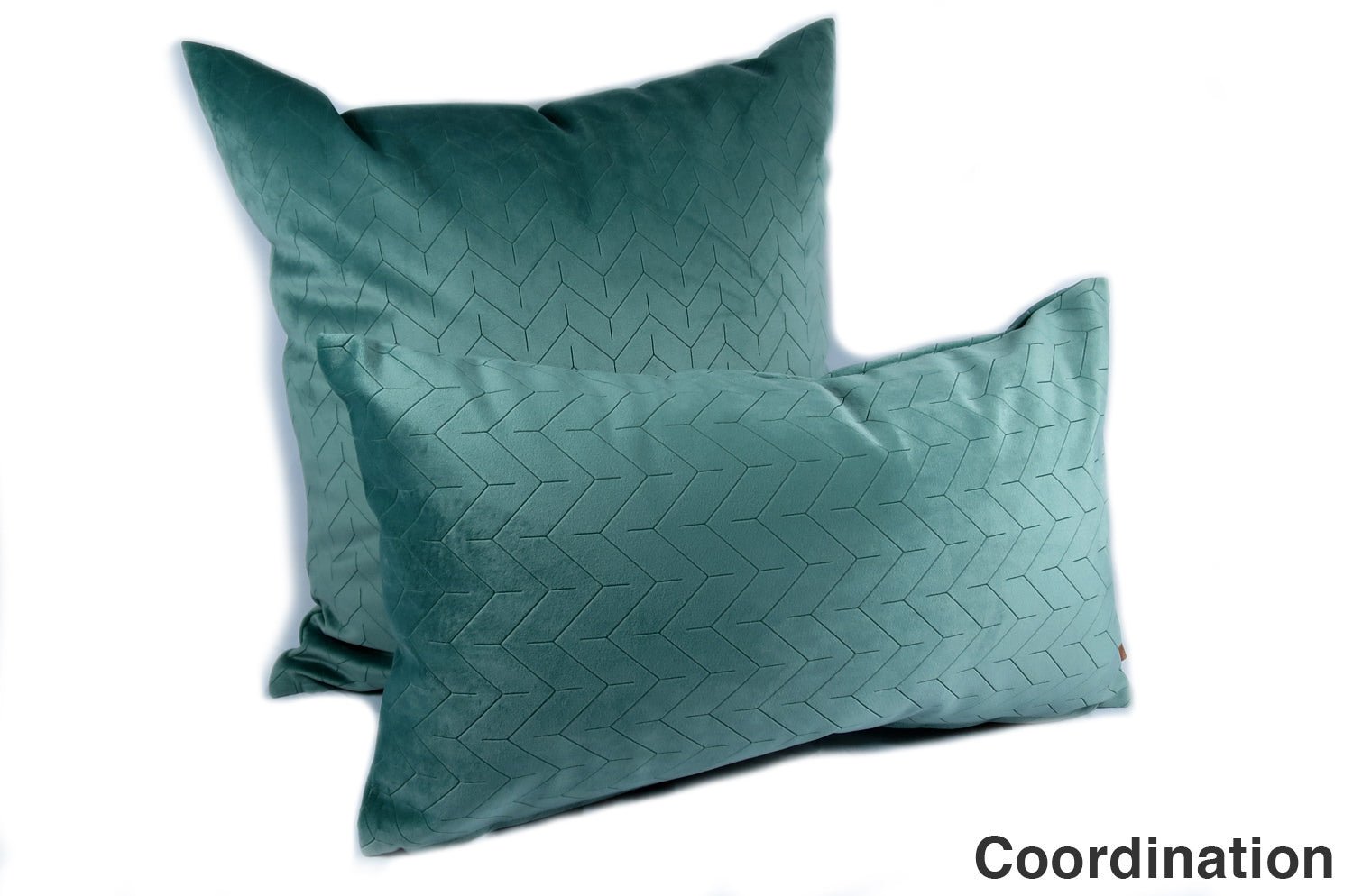 The Horizon Blue スペイン製起毛スエード調クッションカバー 地平線 50×50cm - HOUSE OF JAPAN Shop