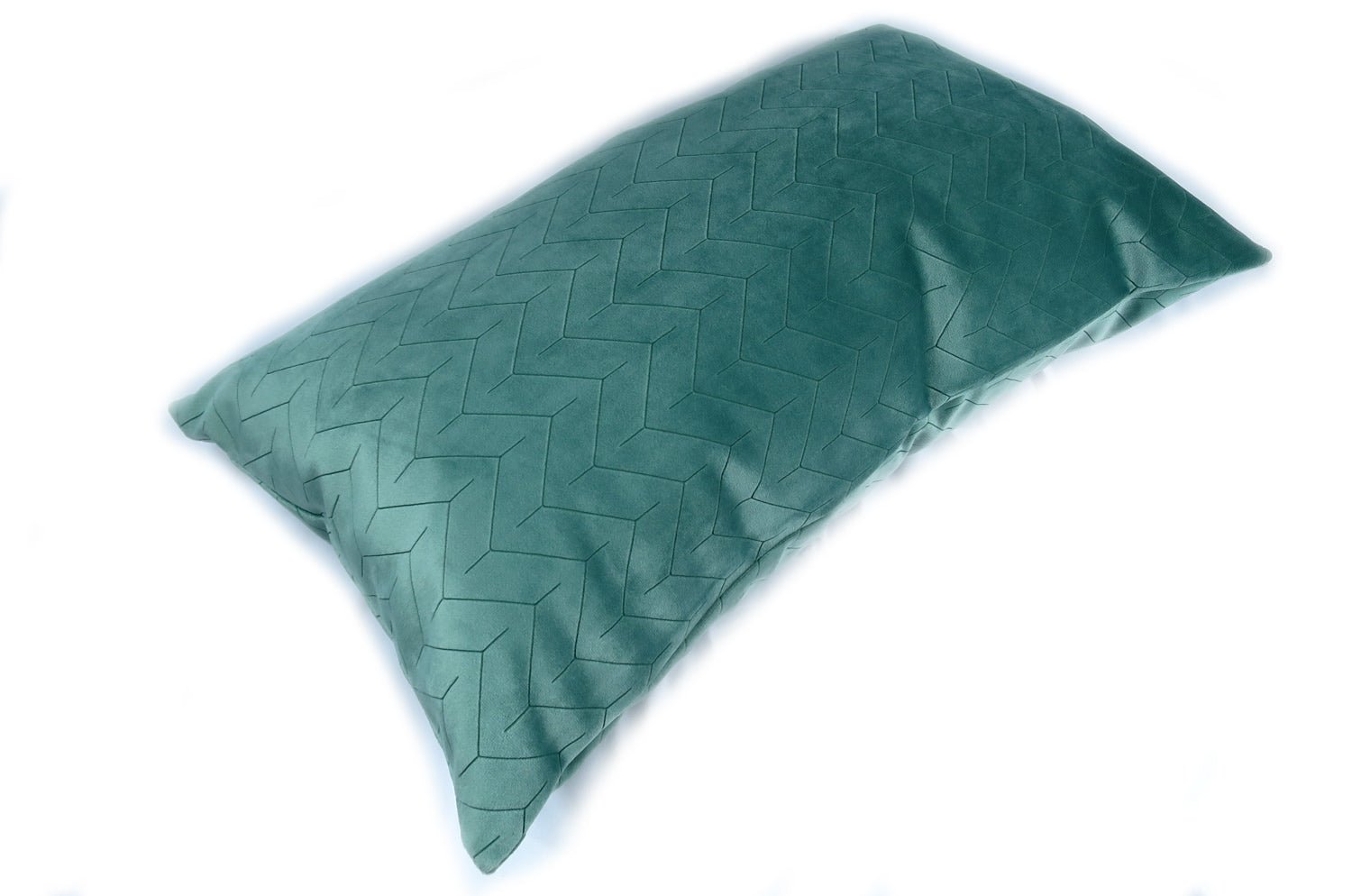 The Horuzon Blue スペイン製起毛スエード調クッション 地平線 50×30cm 中材付 - HOUSE OF JAPAN Shop