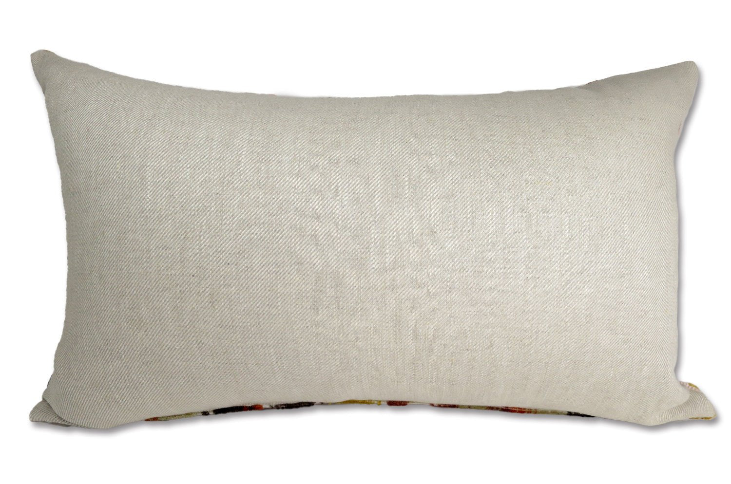 The Ikat Velours イカット調 ベルベットクッション (Terracotta) 65×40cm 中材付 - HOUSE OF JAPAN Shop