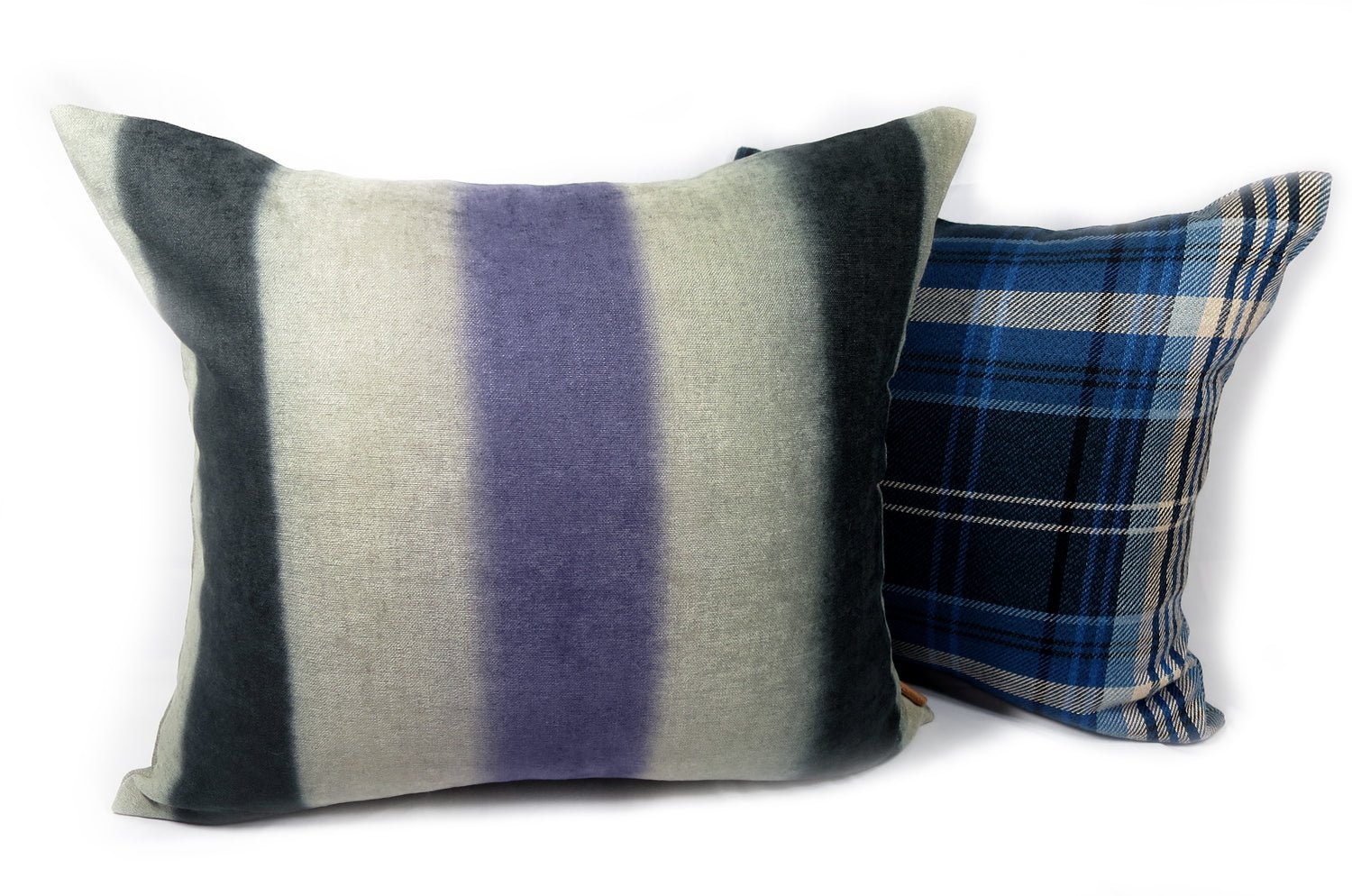 The Indigo Linen インディゴグラデーション Bigクッション 61×54cm 中材付 - HOUSE OF JAPAN Shop