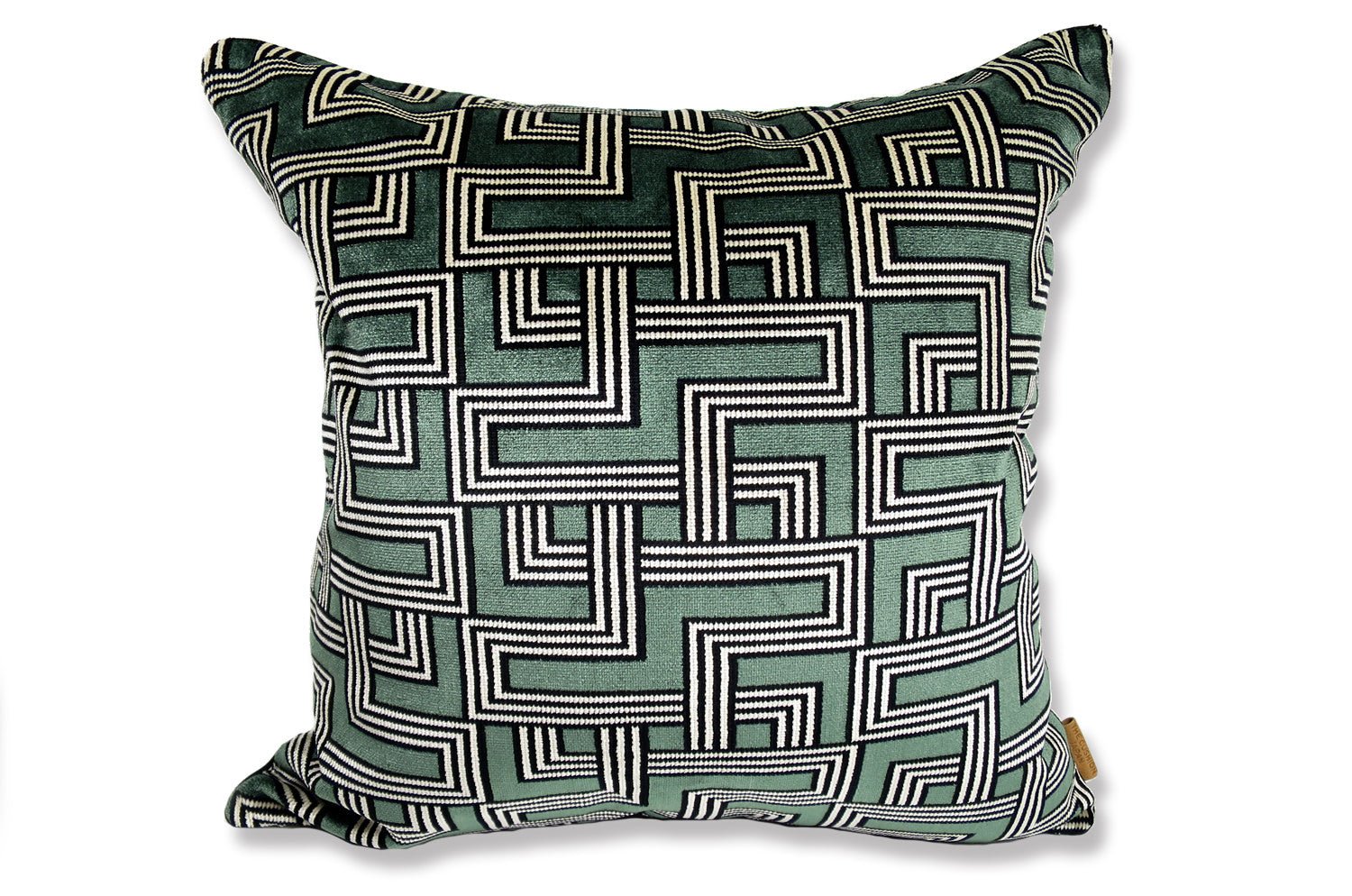 The Interception インターセプション ベルベット クッションカバー モスグリーン 50×50cm - HOUSE OF JAPAN Shop