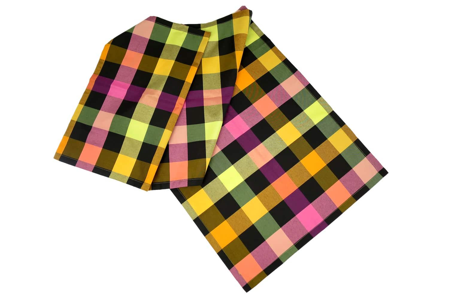 The INTERIOR SET ドイツ製生地 クッション&テーブルランナーセット ブラックオレンジ - HOUSE OF JAPAN Shop