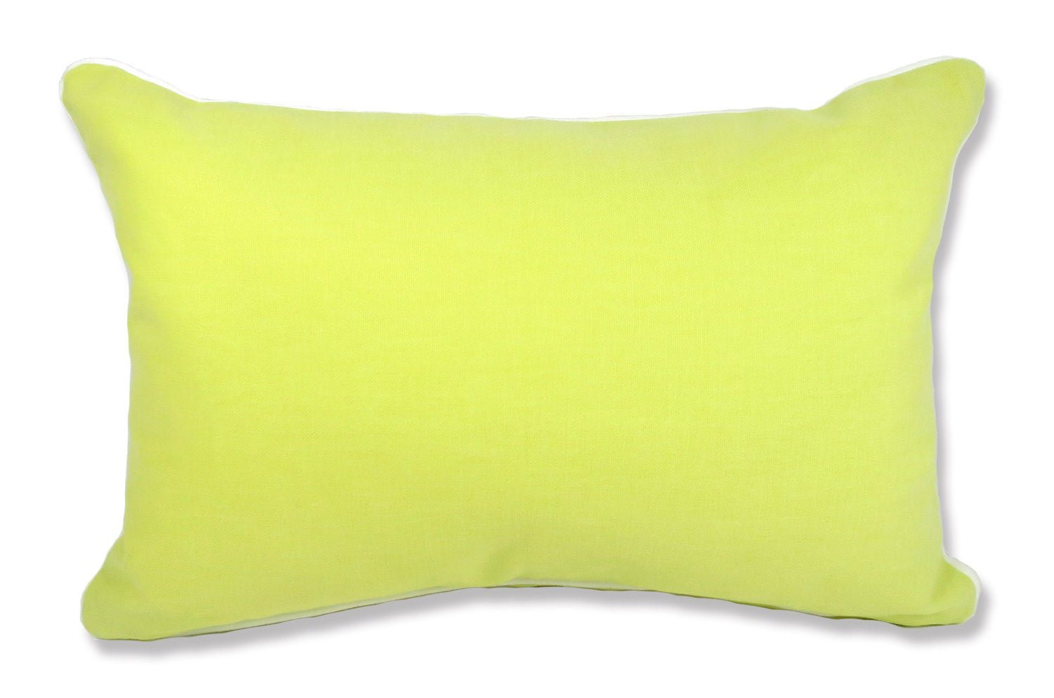 The Italy cotton イタリアブラッシュドコットン ベルベットパイピング クッション レモン 45×30cm 中材付 - HOUSE OF JAPAN Shop