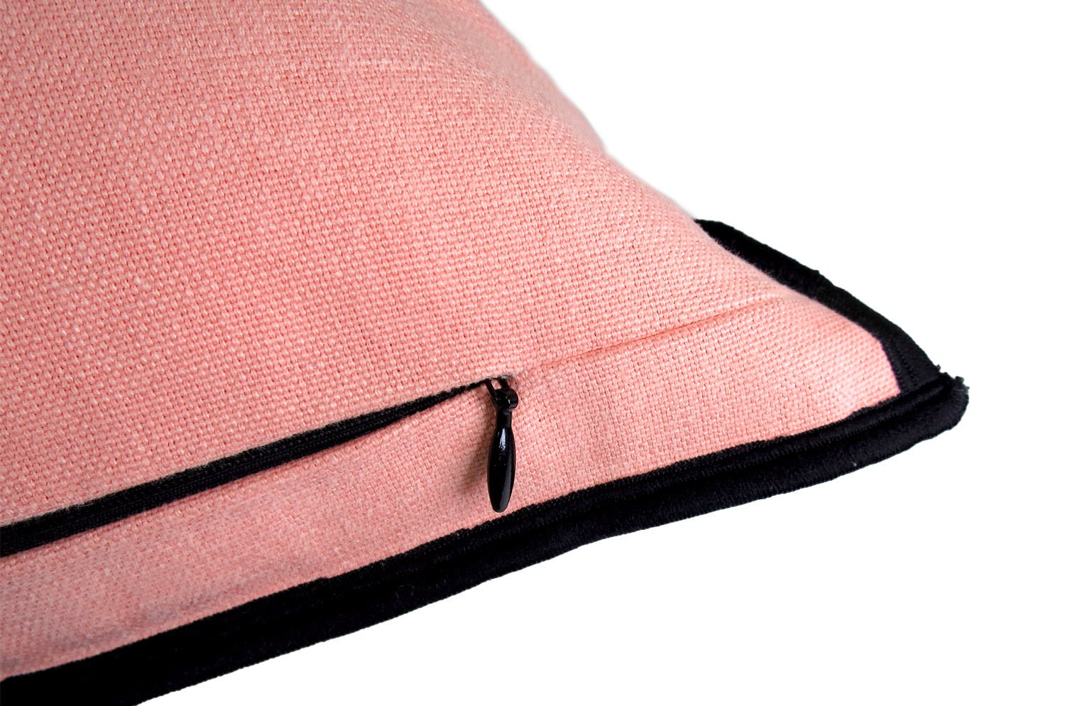 The Italy cotton イタリアブラッシュドコットン クッションカバー フレーム (ライトピンク) 45×45cm - HOUSE OF JAPAN Shop