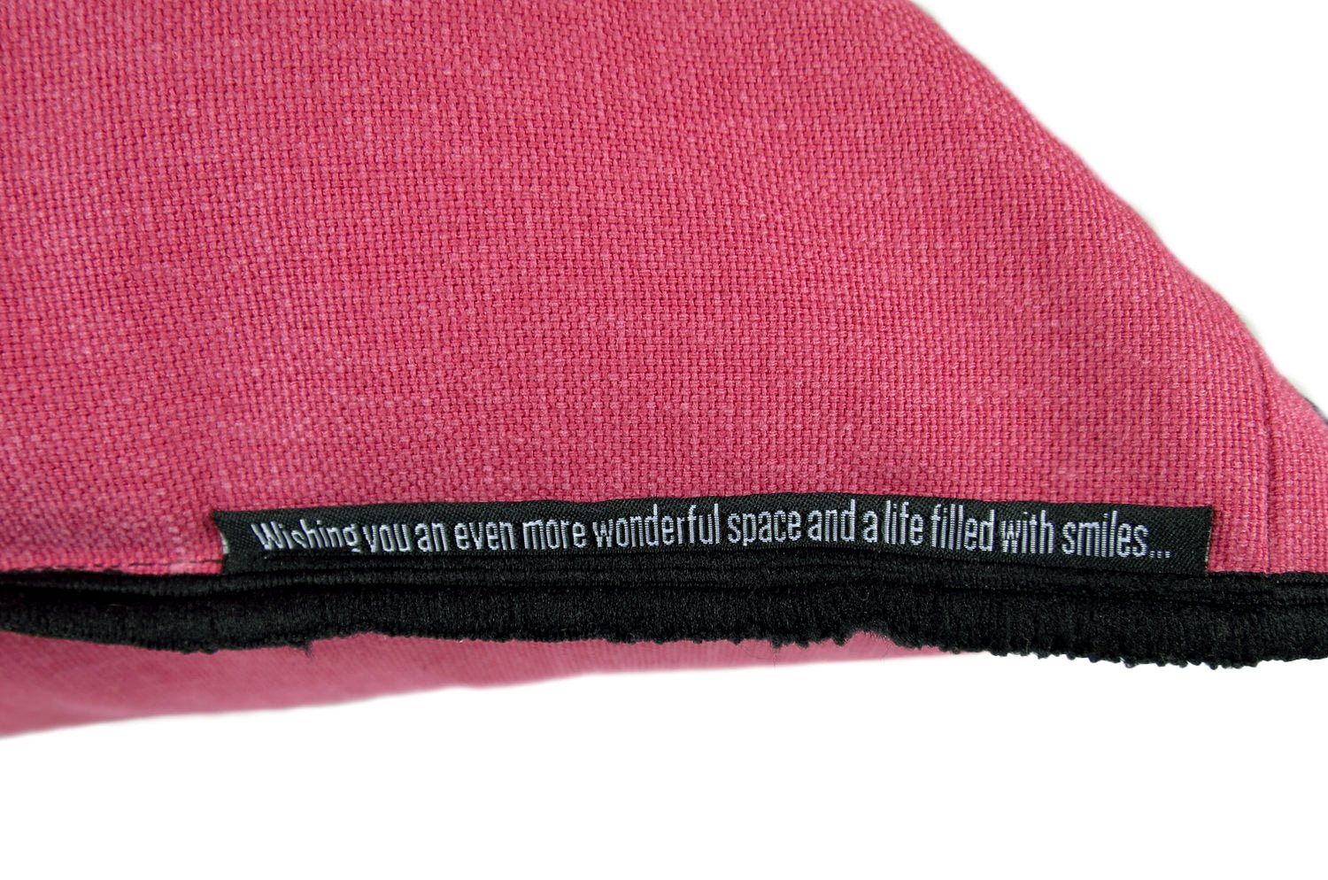 The Italy cotton イタリアブラッシュドコットン クッションカバー フレーム (ベニヒワ) 45×45cm - HOUSE OF JAPAN Shop