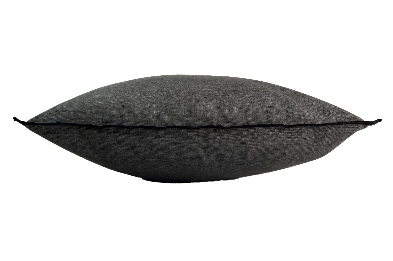 The Italy cotton イタリアブラッシュドコットン クッションカバー フレーム (チャコール) 45×45cm - HOUSE OF JAPAN Shop