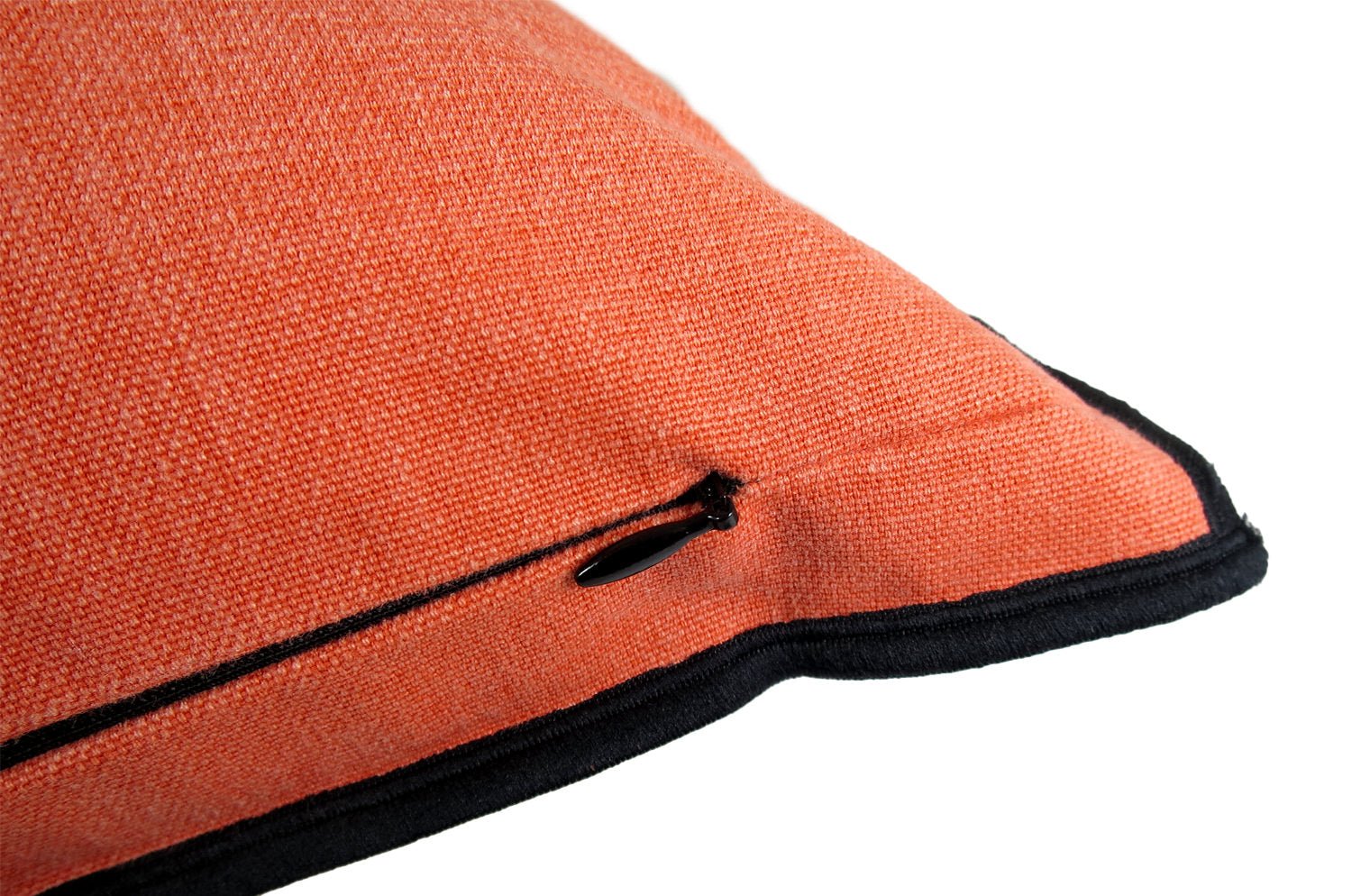 The Italy cotton イタリアブラッシュドコットン クッションカバー フレーム (オレンジ) 45×45cm - HOUSE OF JAPAN Shop