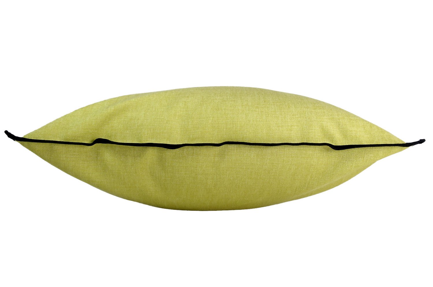 The Italy cotton イタリアブラッシュドコットン クッションカバー フレーム (イエローグリーン) 45×45cm - HOUSE OF JAPAN Shop