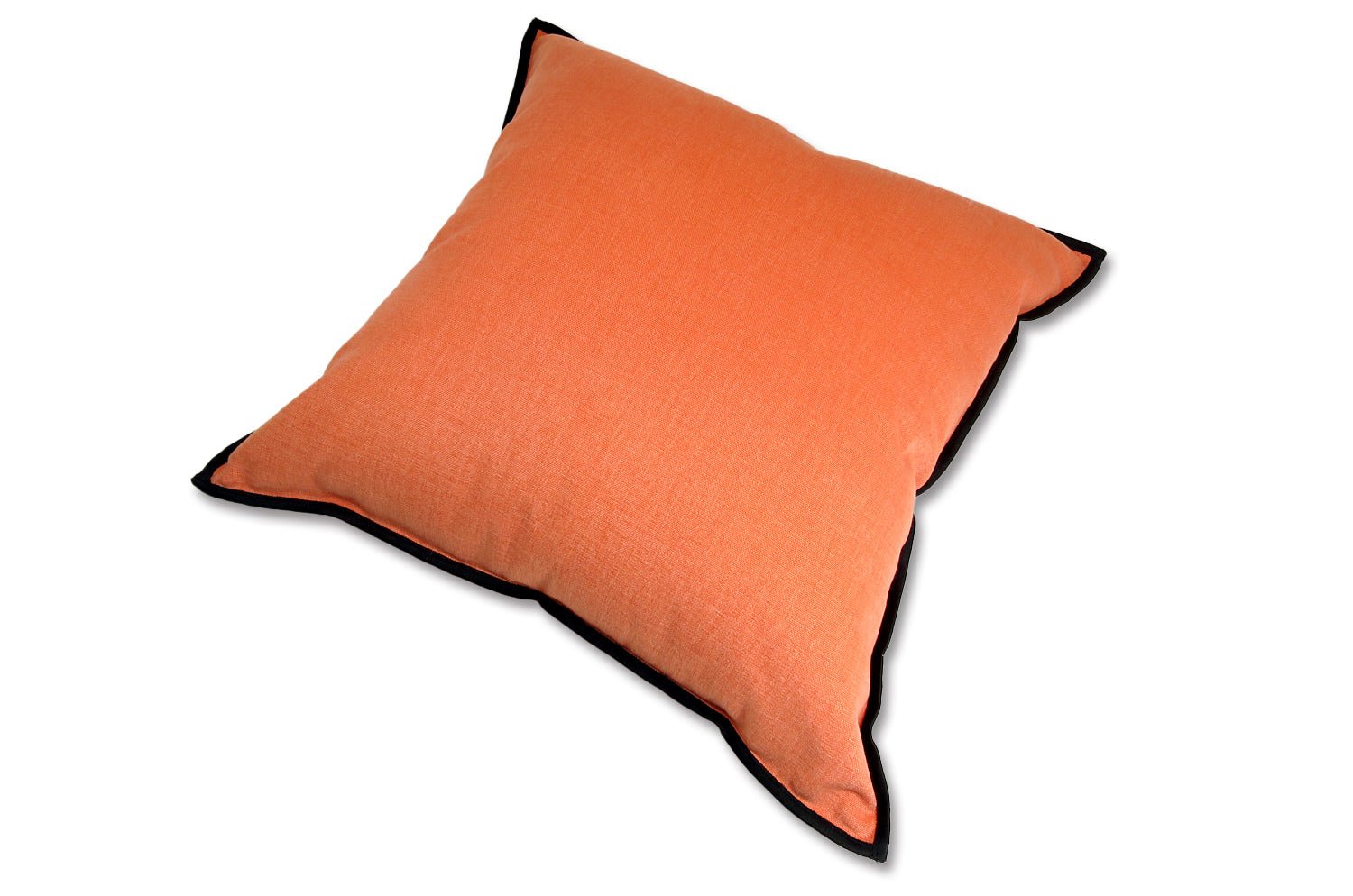 The Italy cotton イタリアブラッシュドコットン クッションカバー フレーム (オレンジ) 45×45cm - HOUSE OF JAPAN Shop