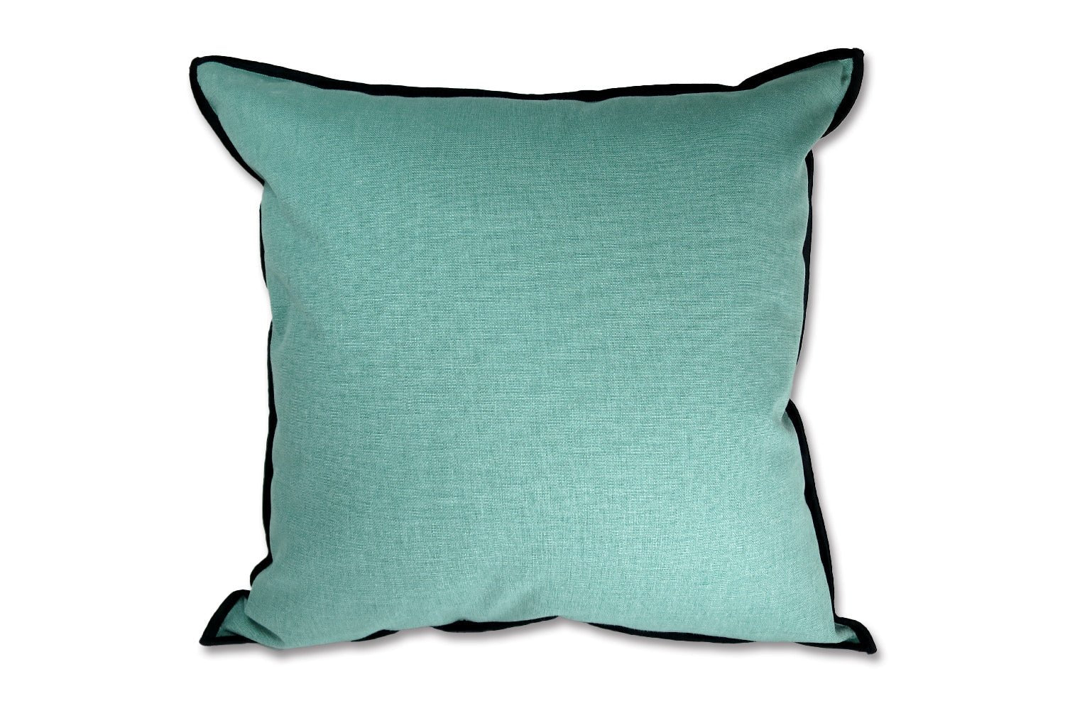 The Italy cotton イタリアブラッシュドコットン クッションカバー フレーム (ライトブルーグリーン) 45×45cm - HOUSE OF JAPAN Shop