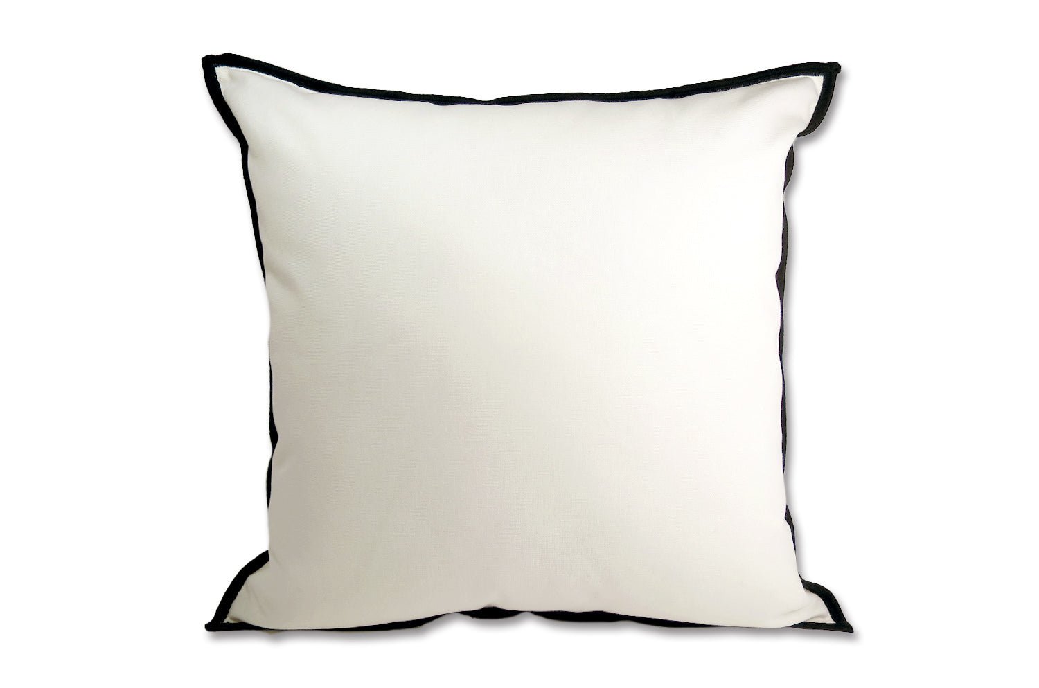 The Italy cotton イタリアブラッシュドコットン クッションカバー フレーム (ナチュラルホワイト) 45×45cm - HOUSE OF JAPAN Shop