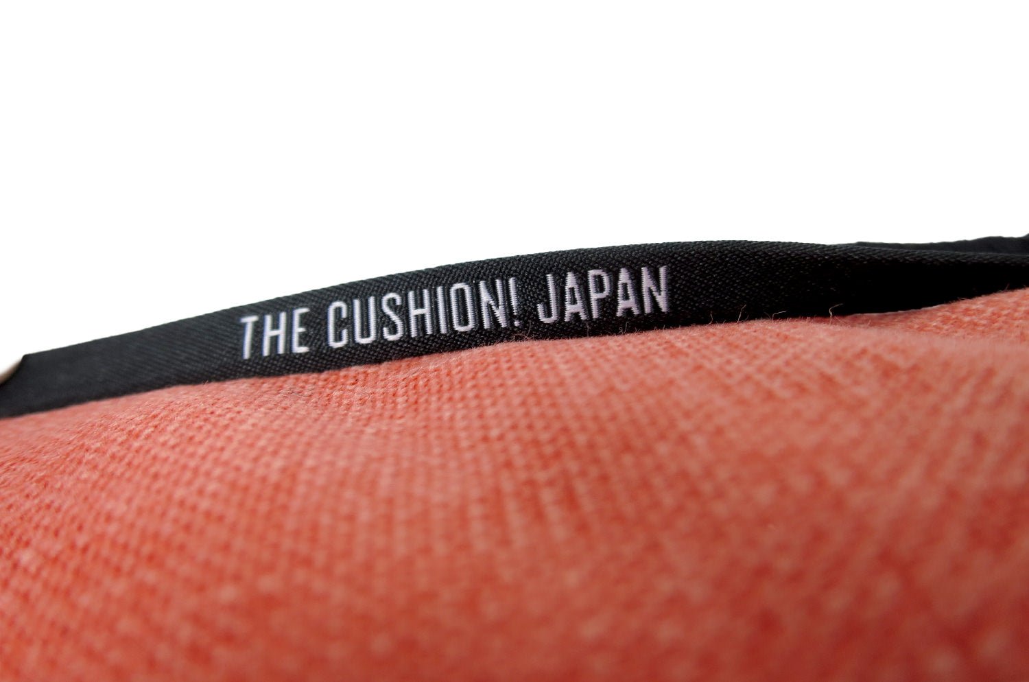 The Italy cotton イタリアブラッシュドコットン クッションカバー フレーム (オレンジ) 45×45cm - HOUSE OF JAPAN Shop